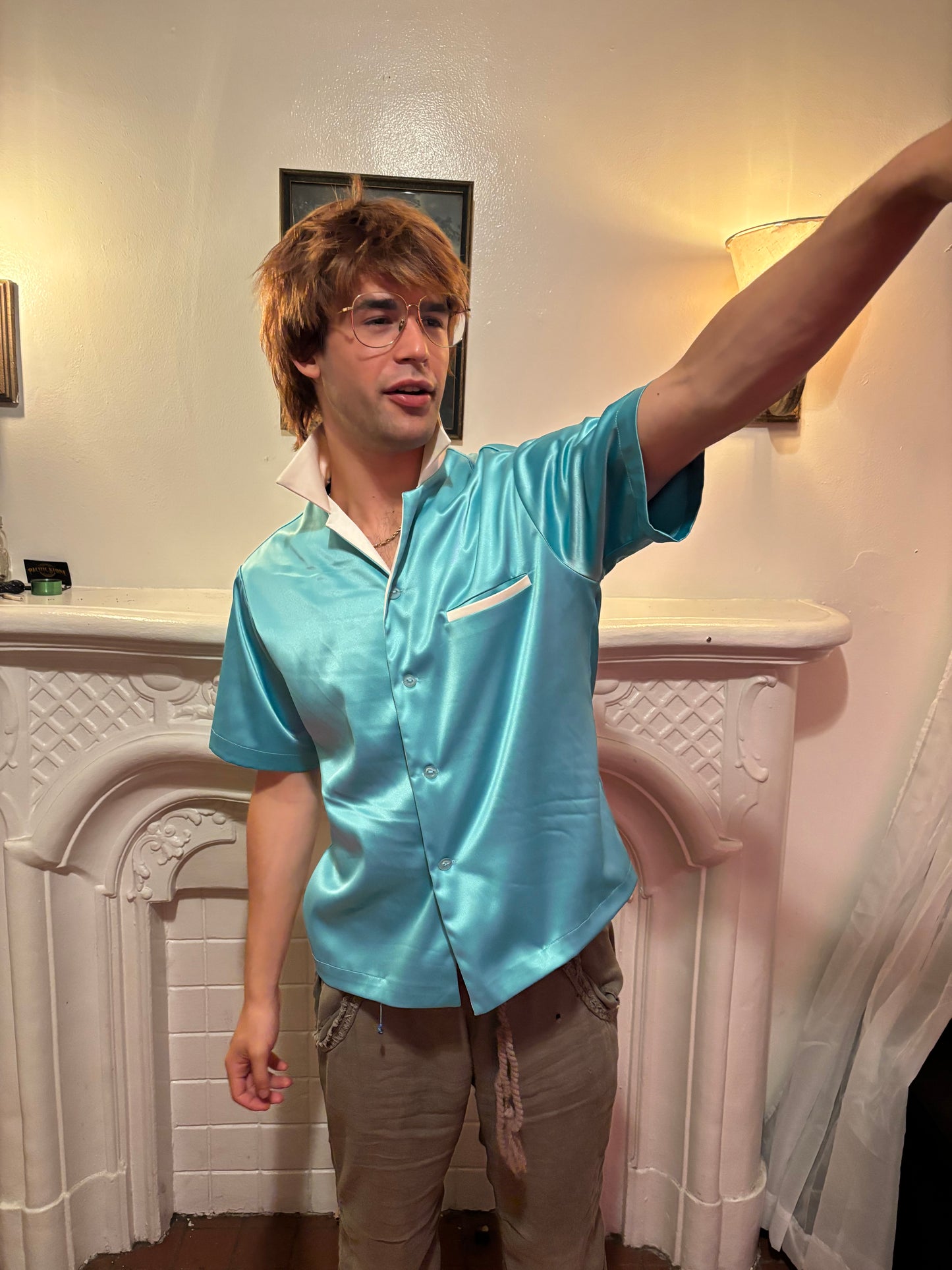 French Satin Shirt