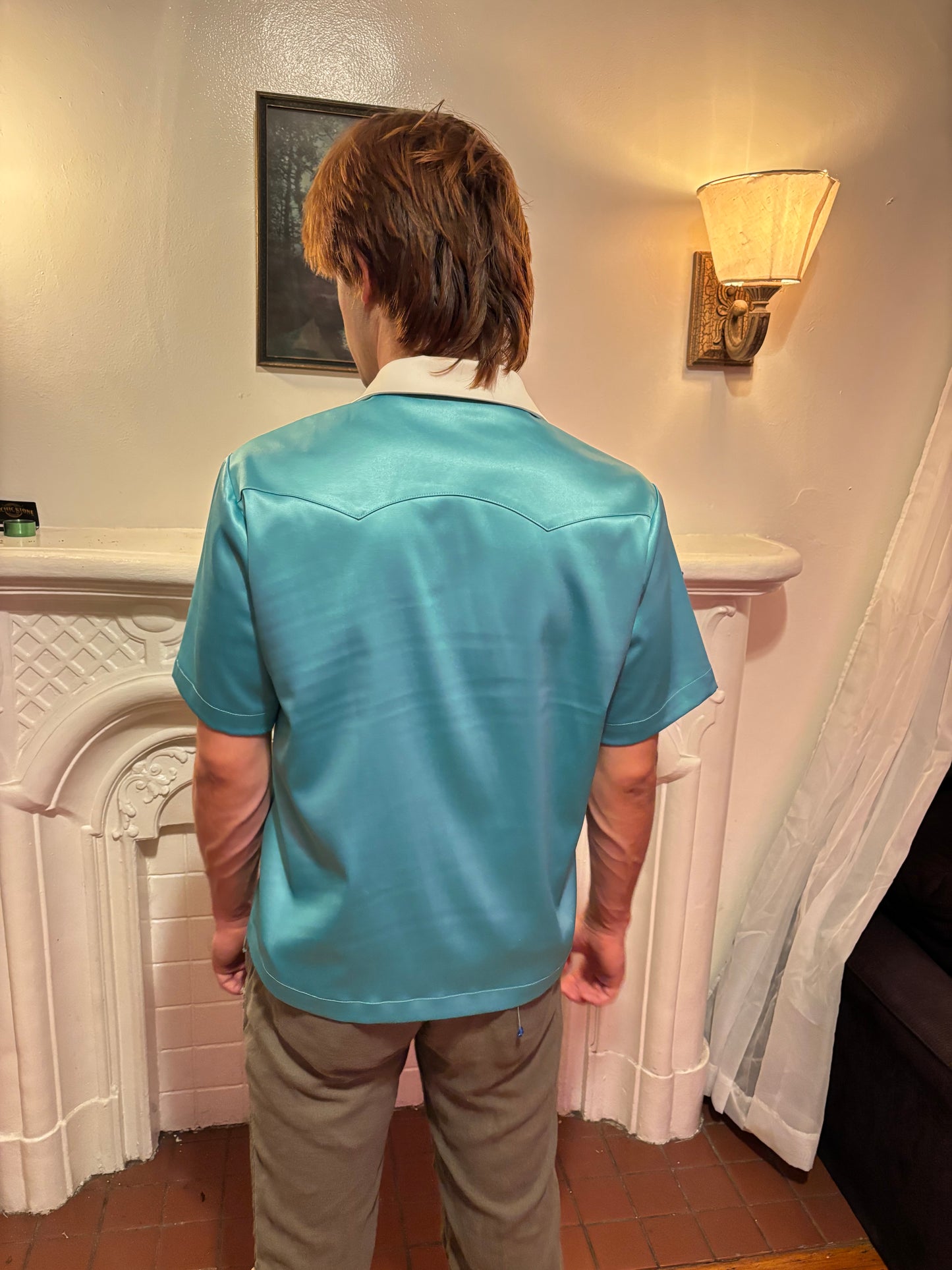 French Satin Shirt