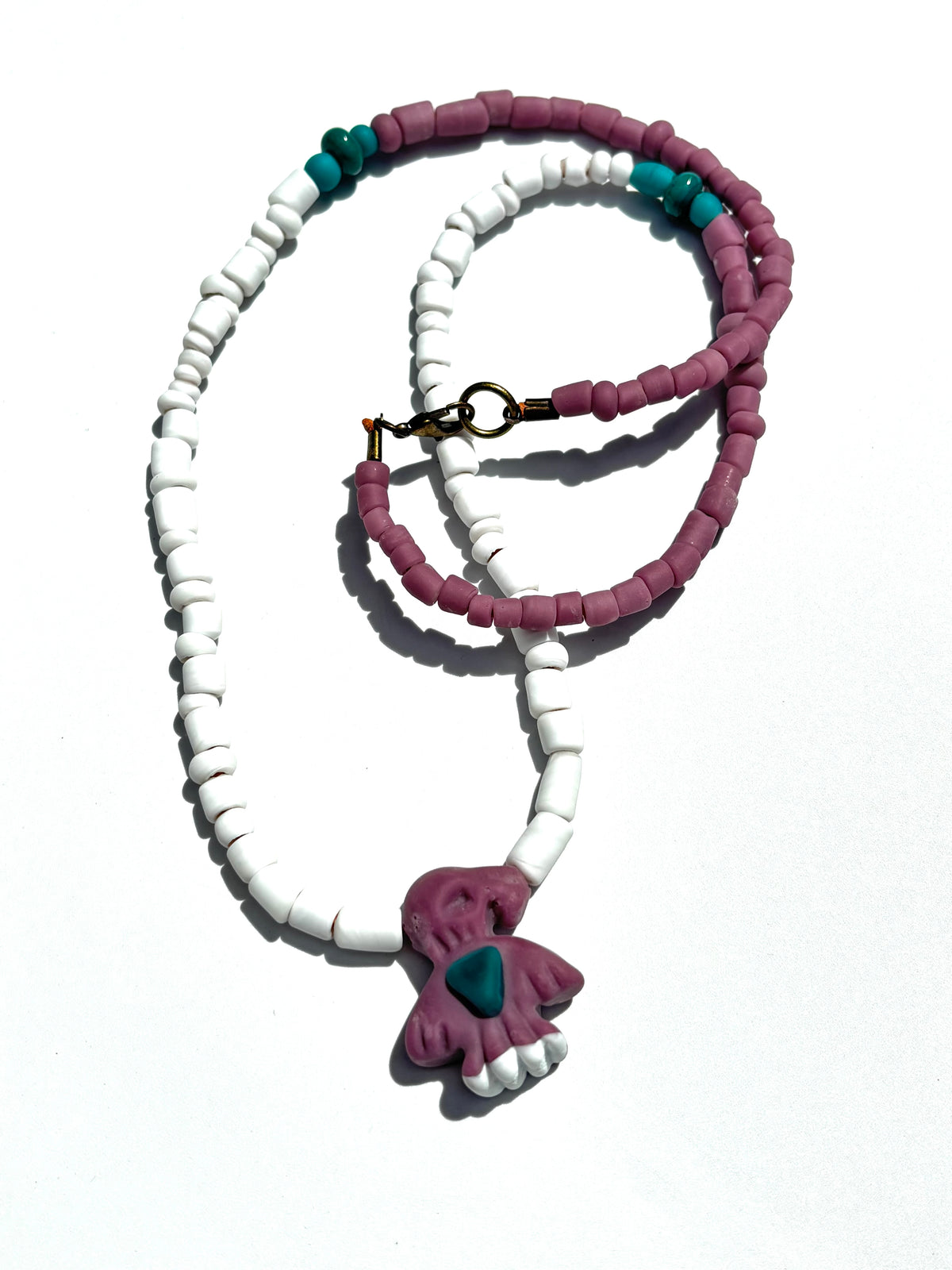 Small Thunderbird fully beaded necklace