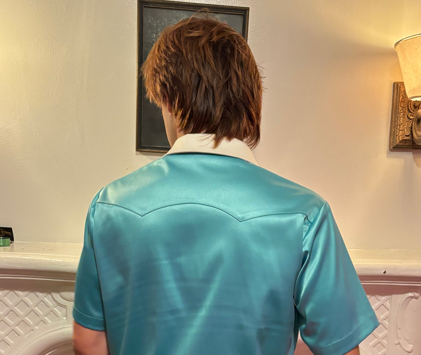 French Satin Shirt