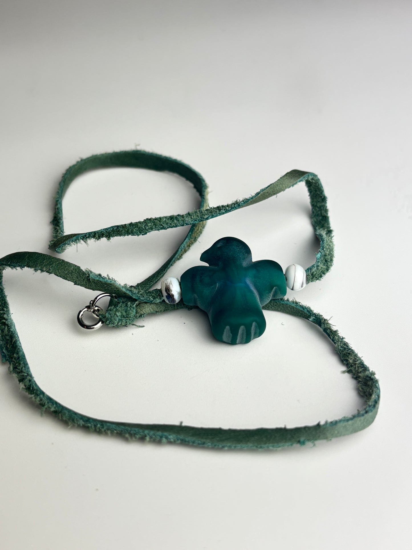 Turquoise glass Thunderbird