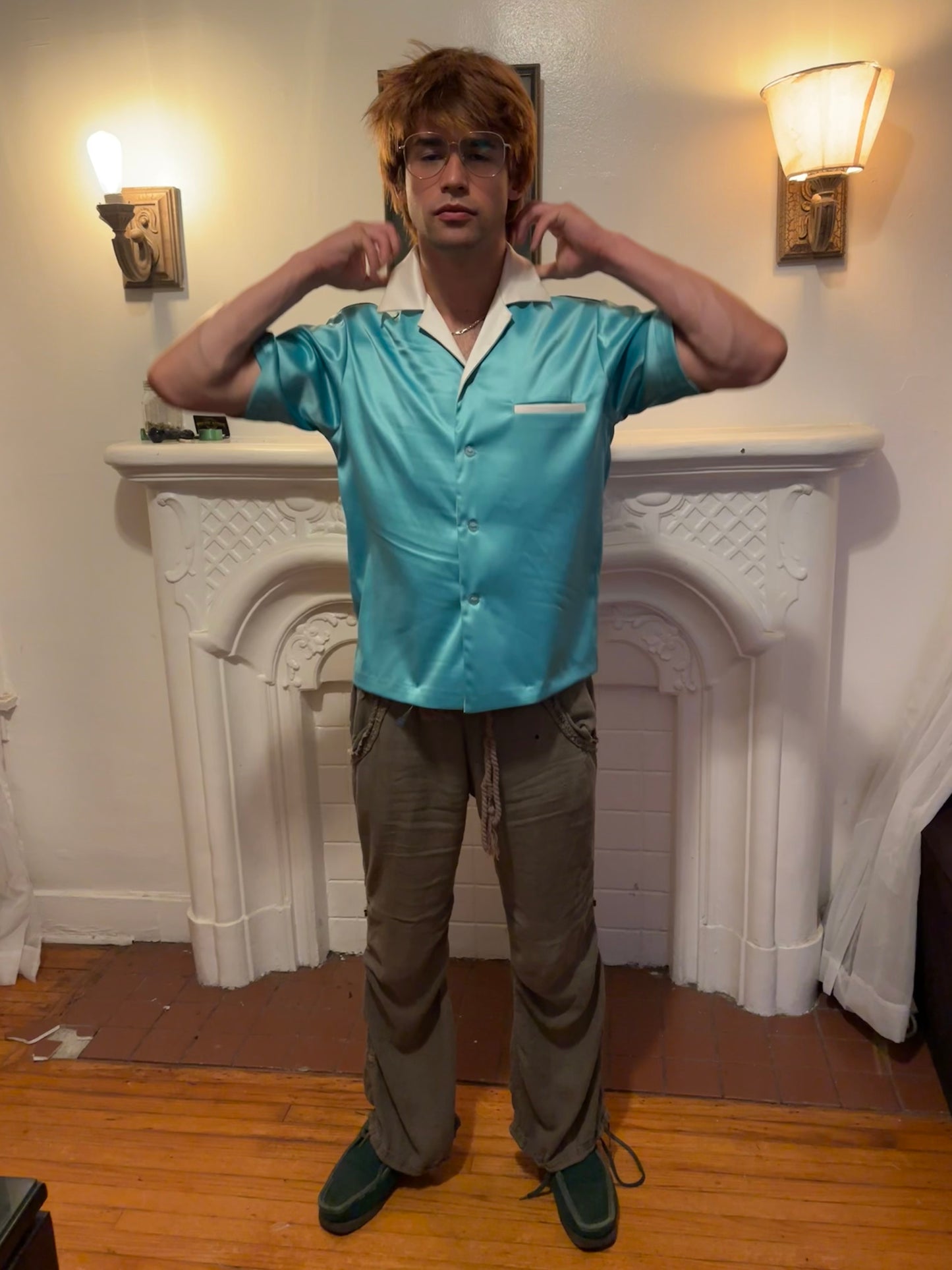 French Satin Shirt