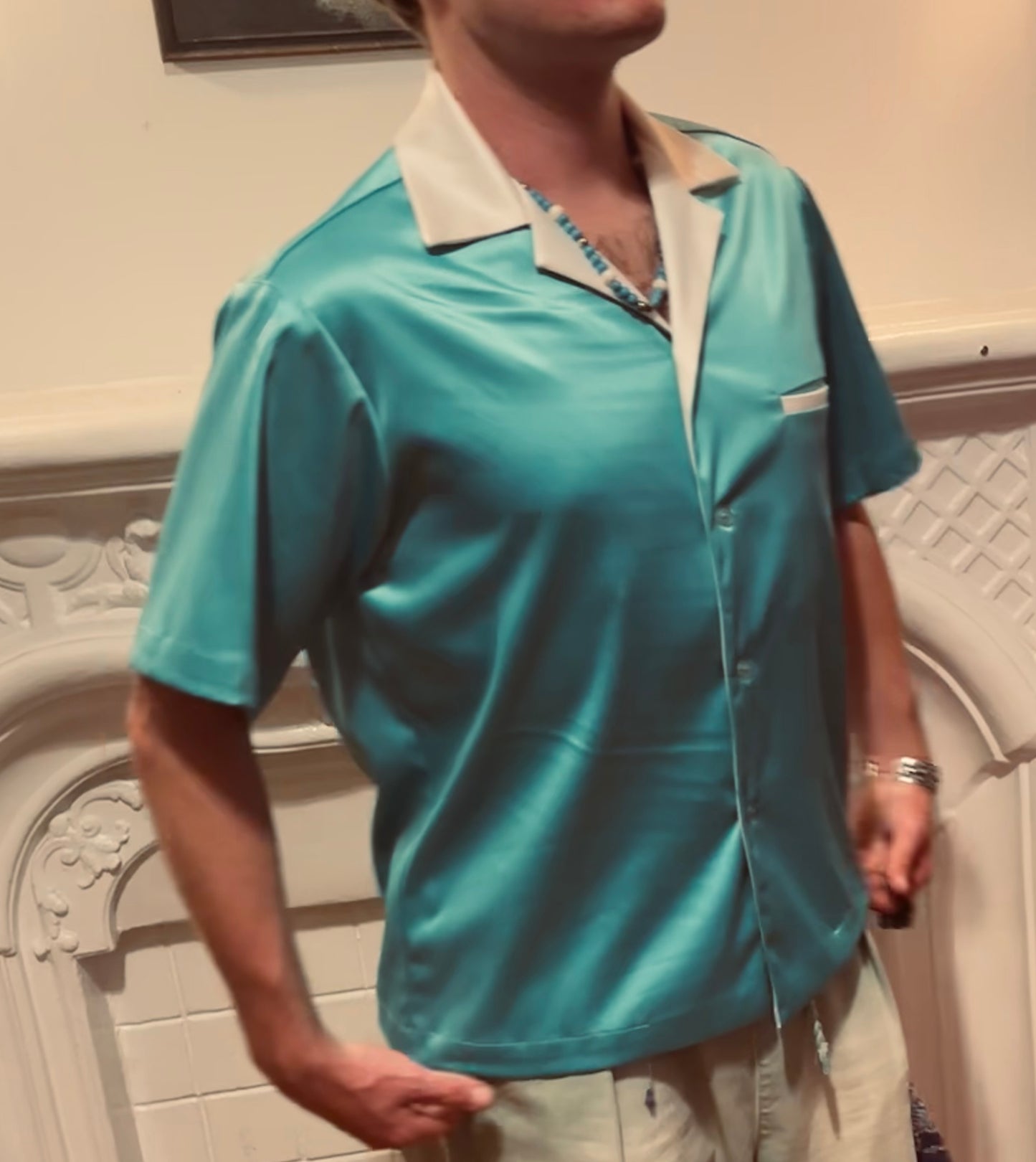 French Satin Shirt