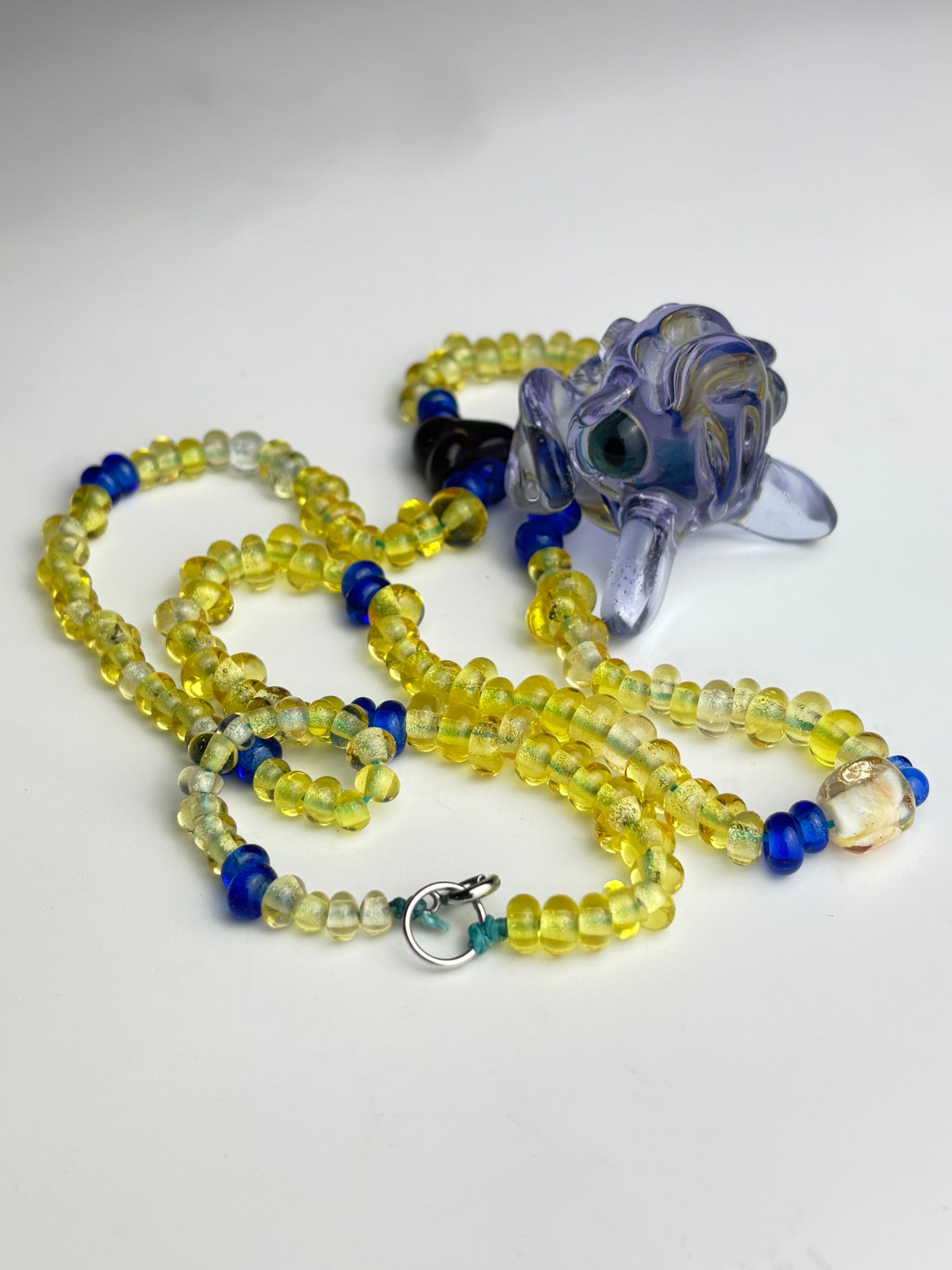 Whale beaded necklace