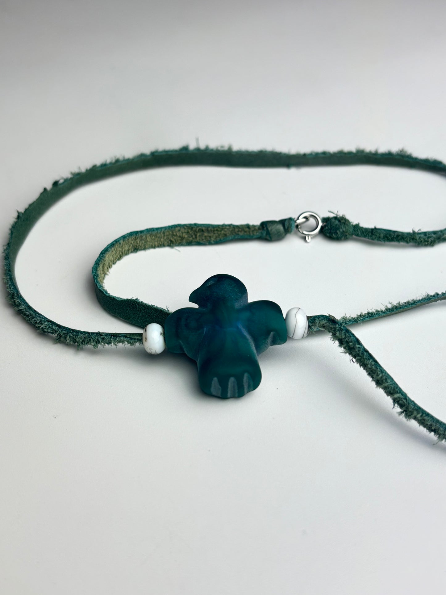 Turquoise glass Thunderbird