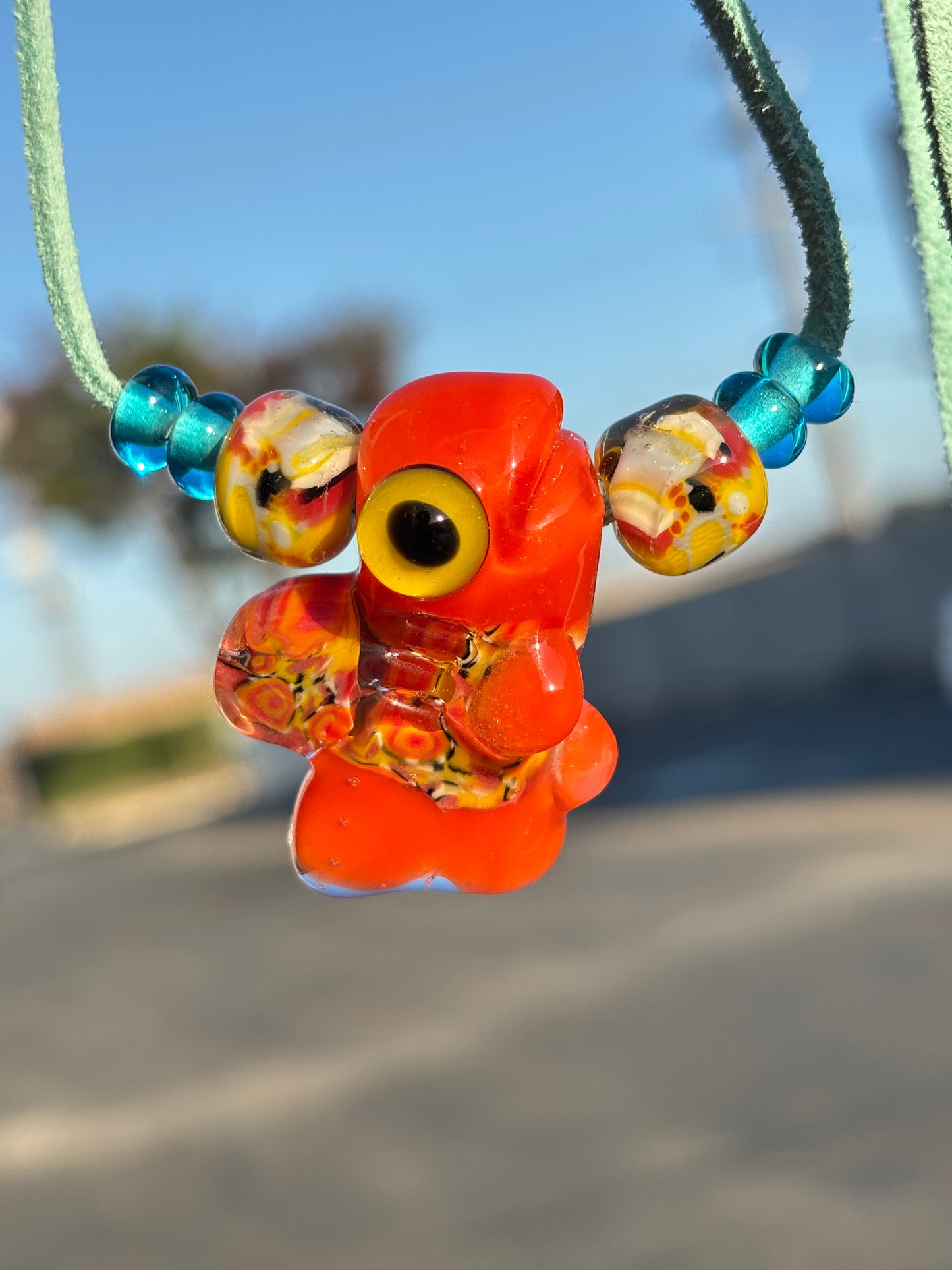 Milli fish and bead necklace