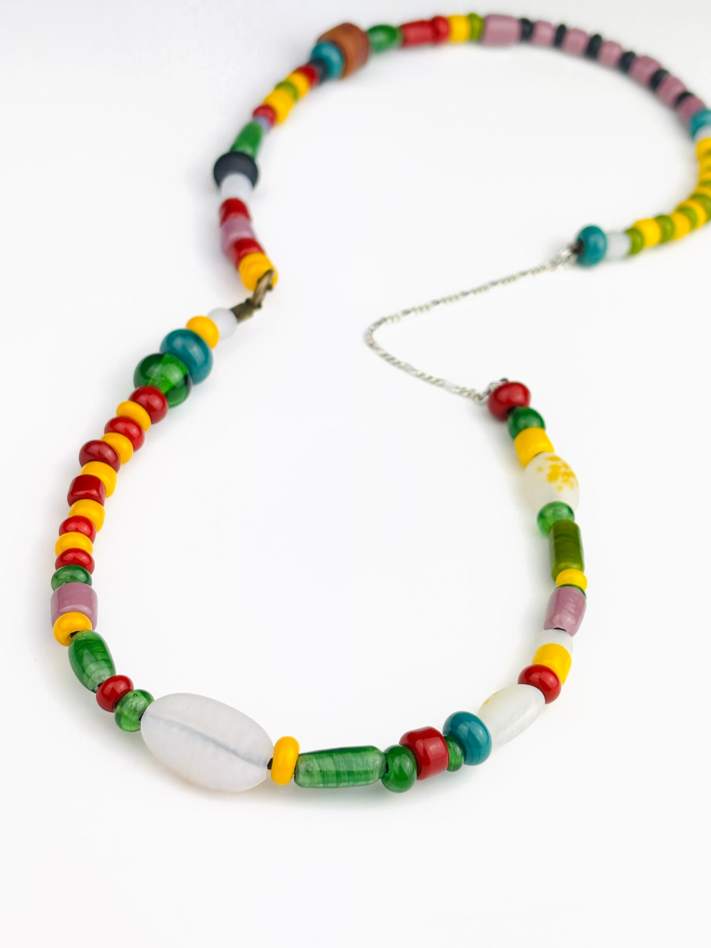 Patchwork trade necklace