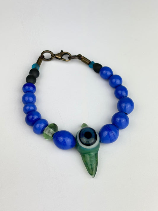 Spikey eyeball bracelet