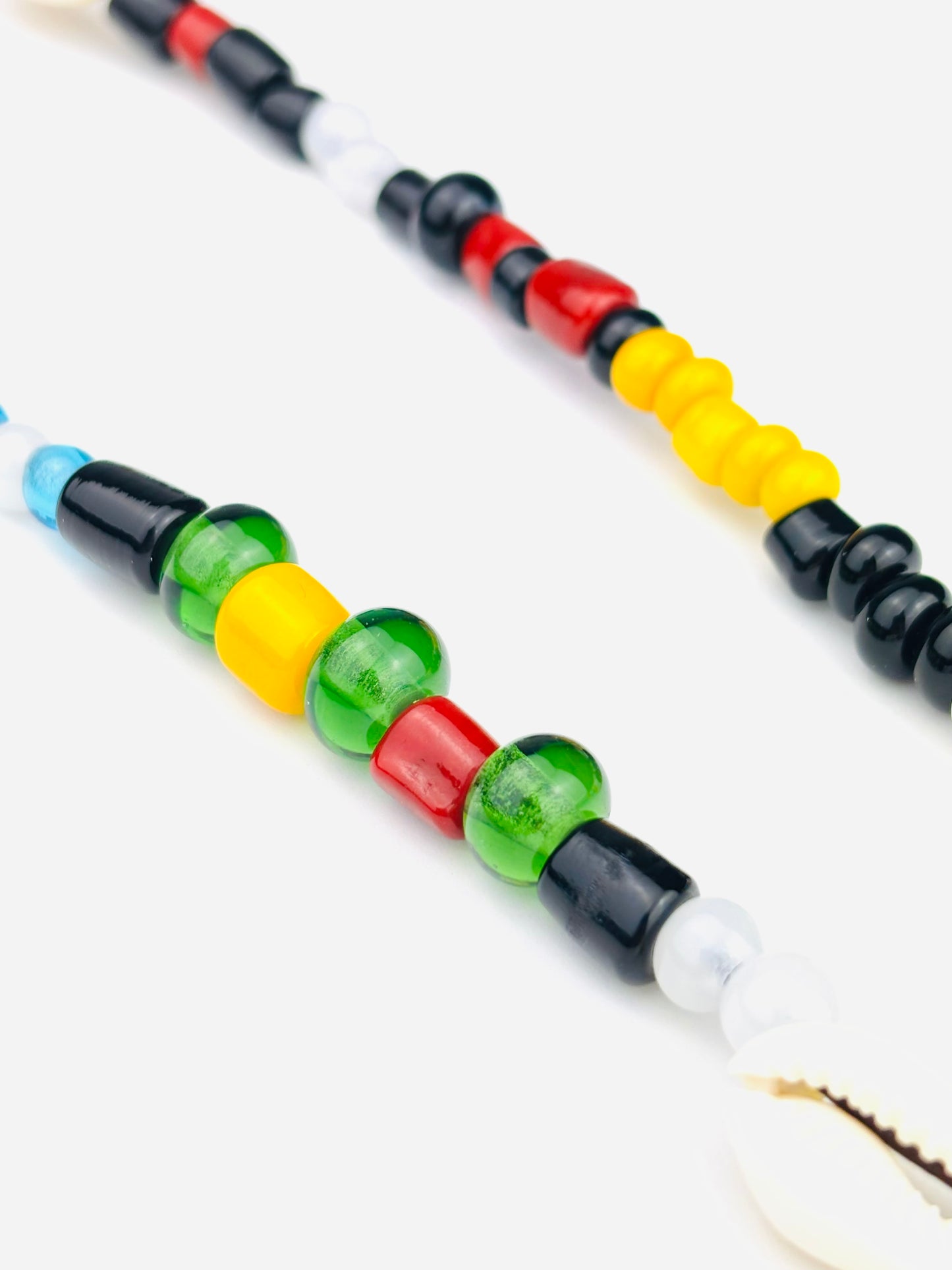 Patchwork trade necklace