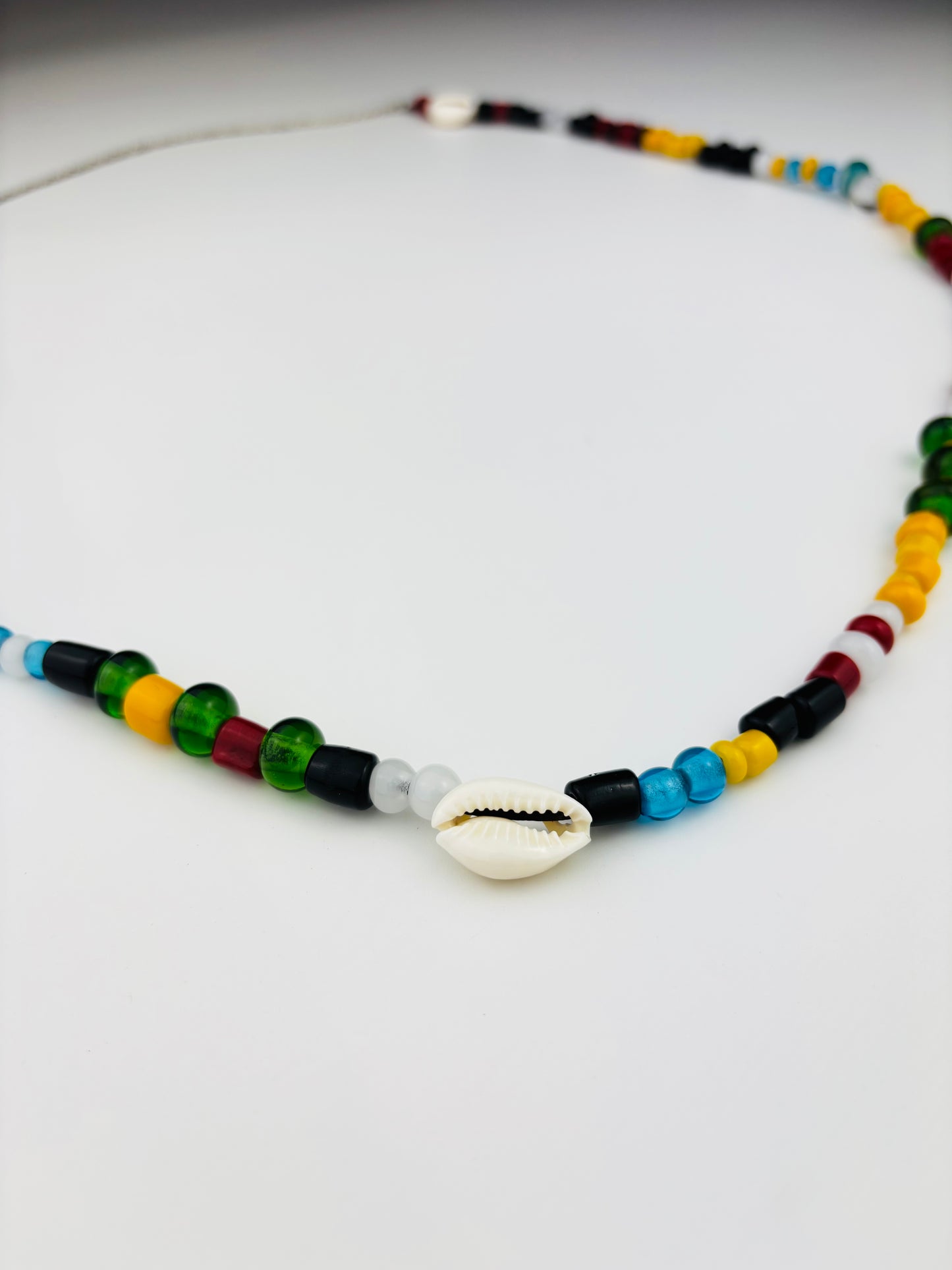 Patchwork trade necklace