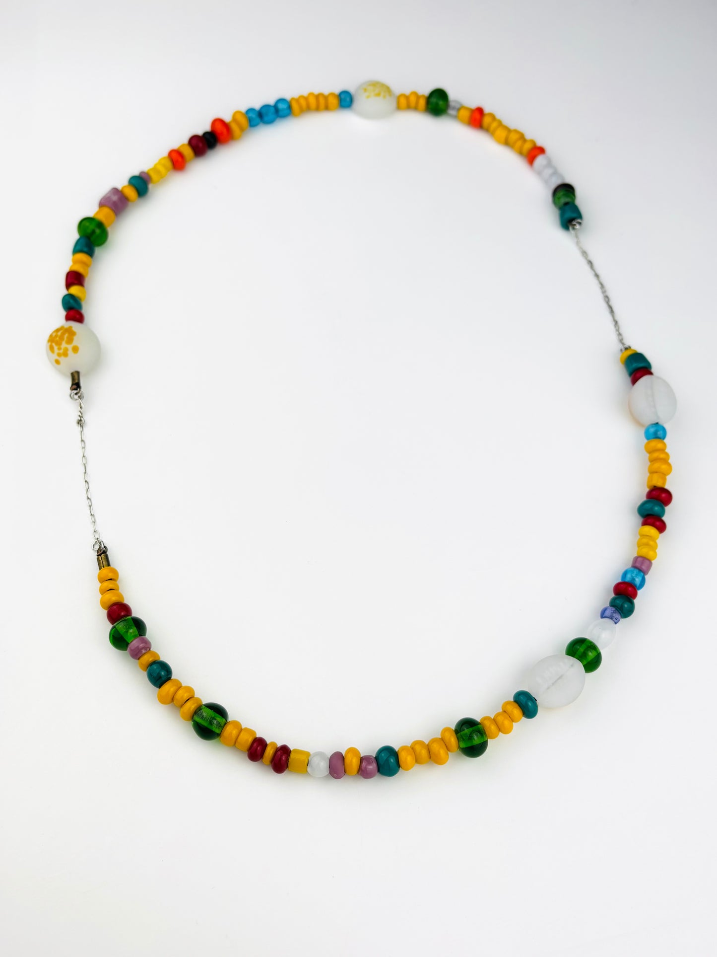 Patchwork trade necklace