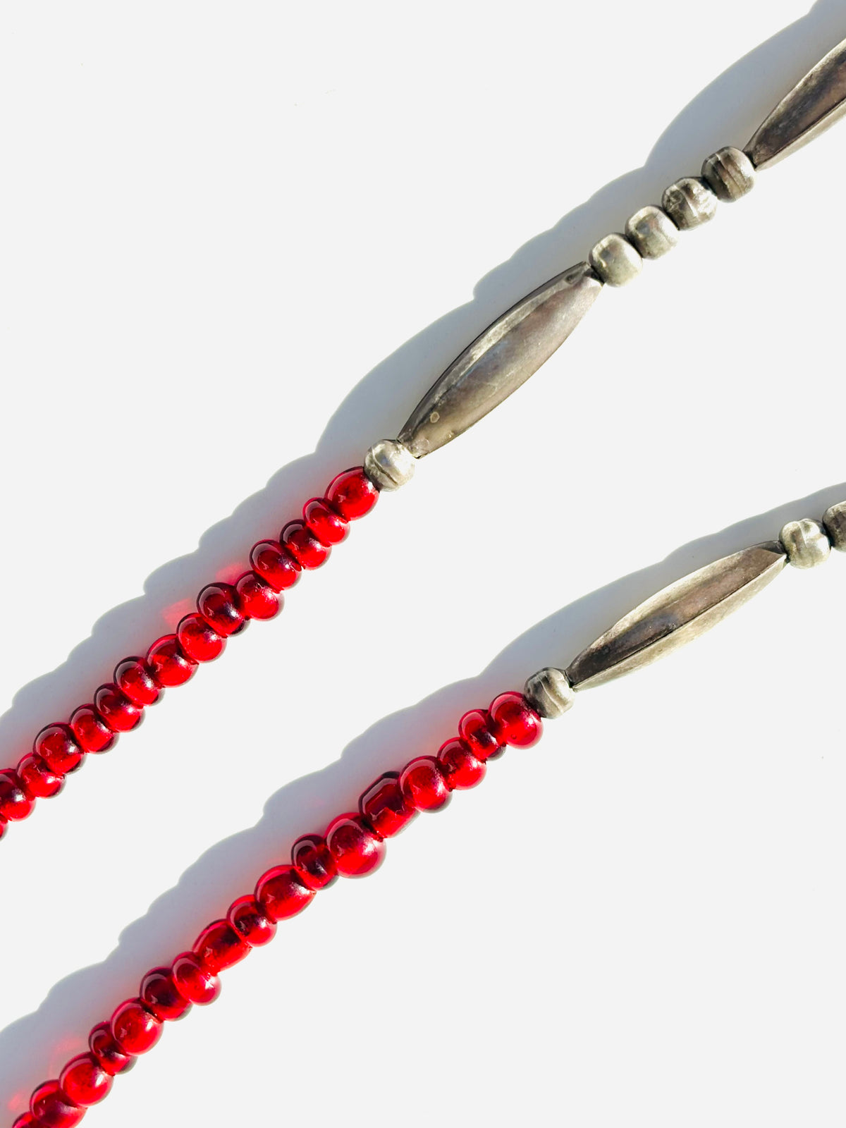 Sterling and Glass Thunderbird nexklace