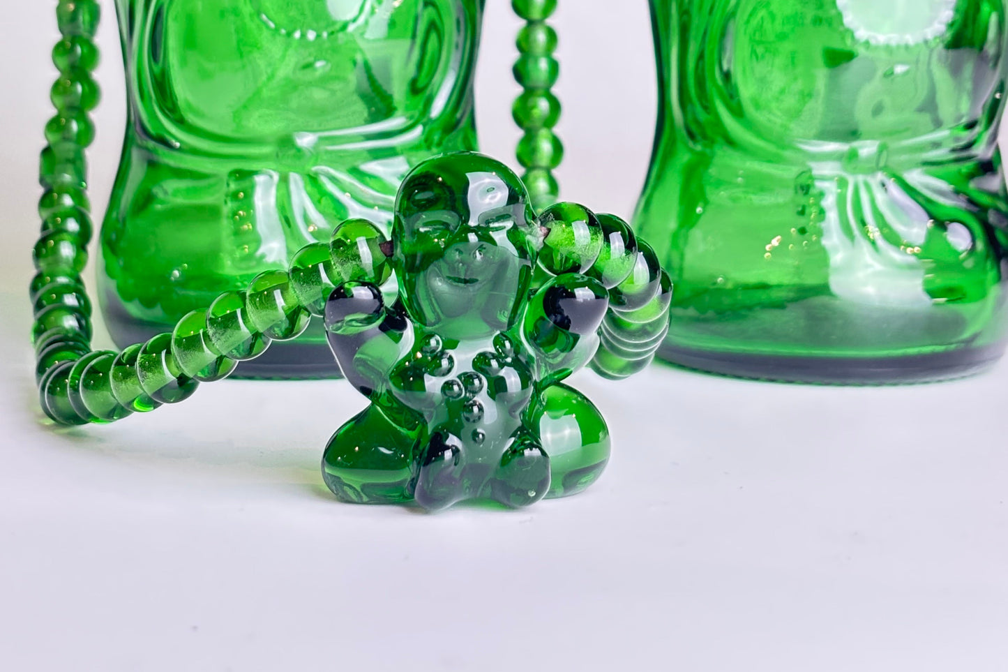Revived Fully beaded Lucky Buddha necklace with SNAFU