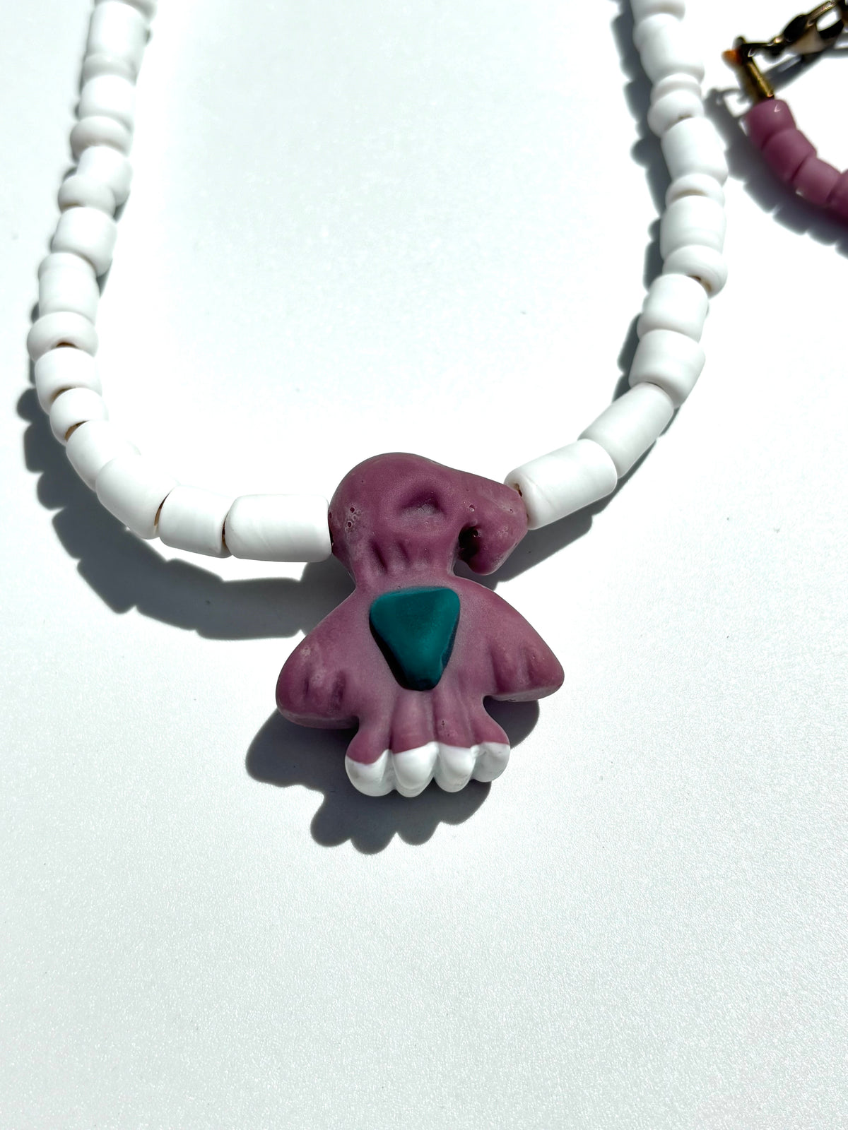 Small Thunderbird fully beaded necklace