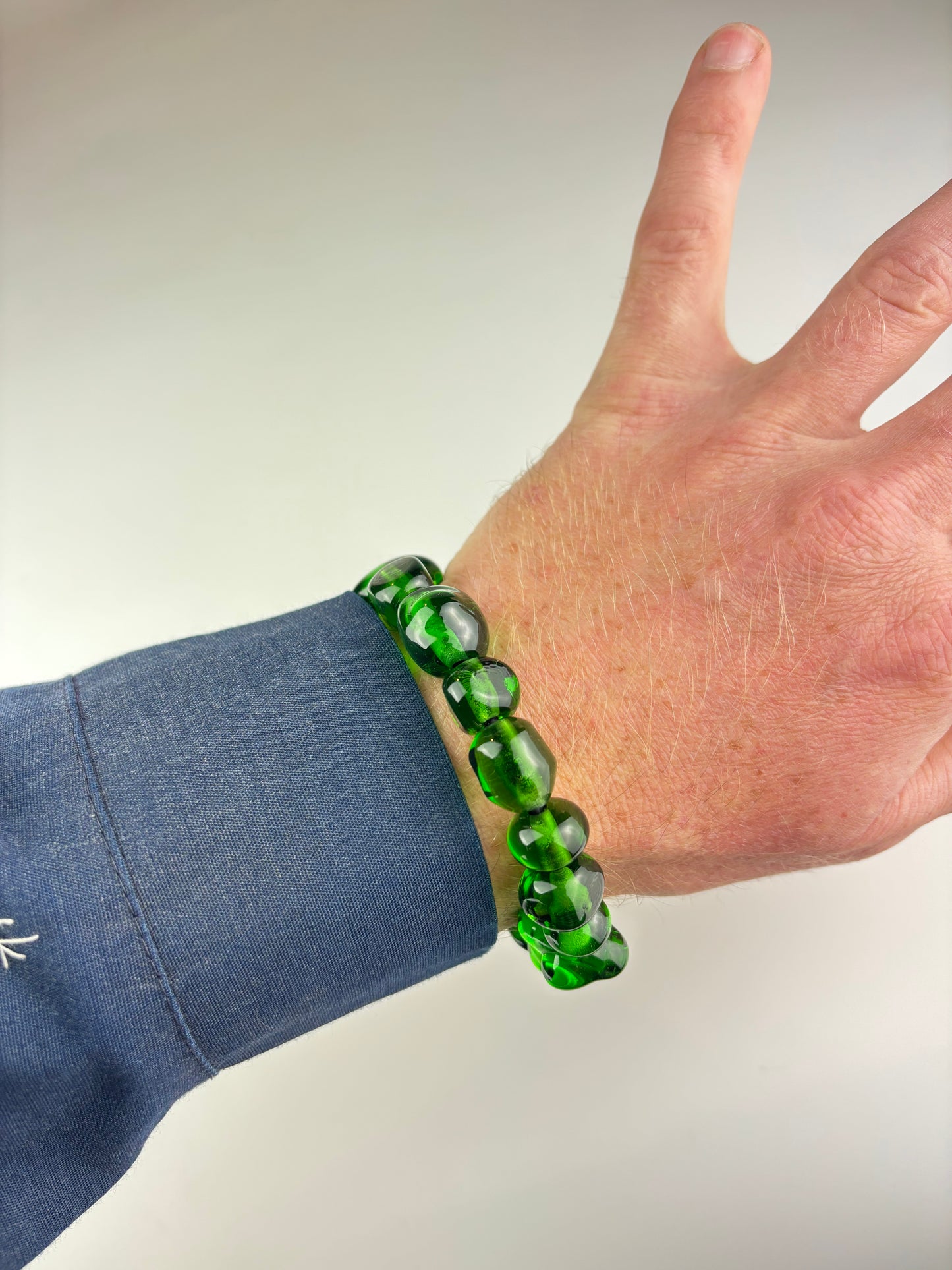 Revived Lucky Buddha beaded bracelet
