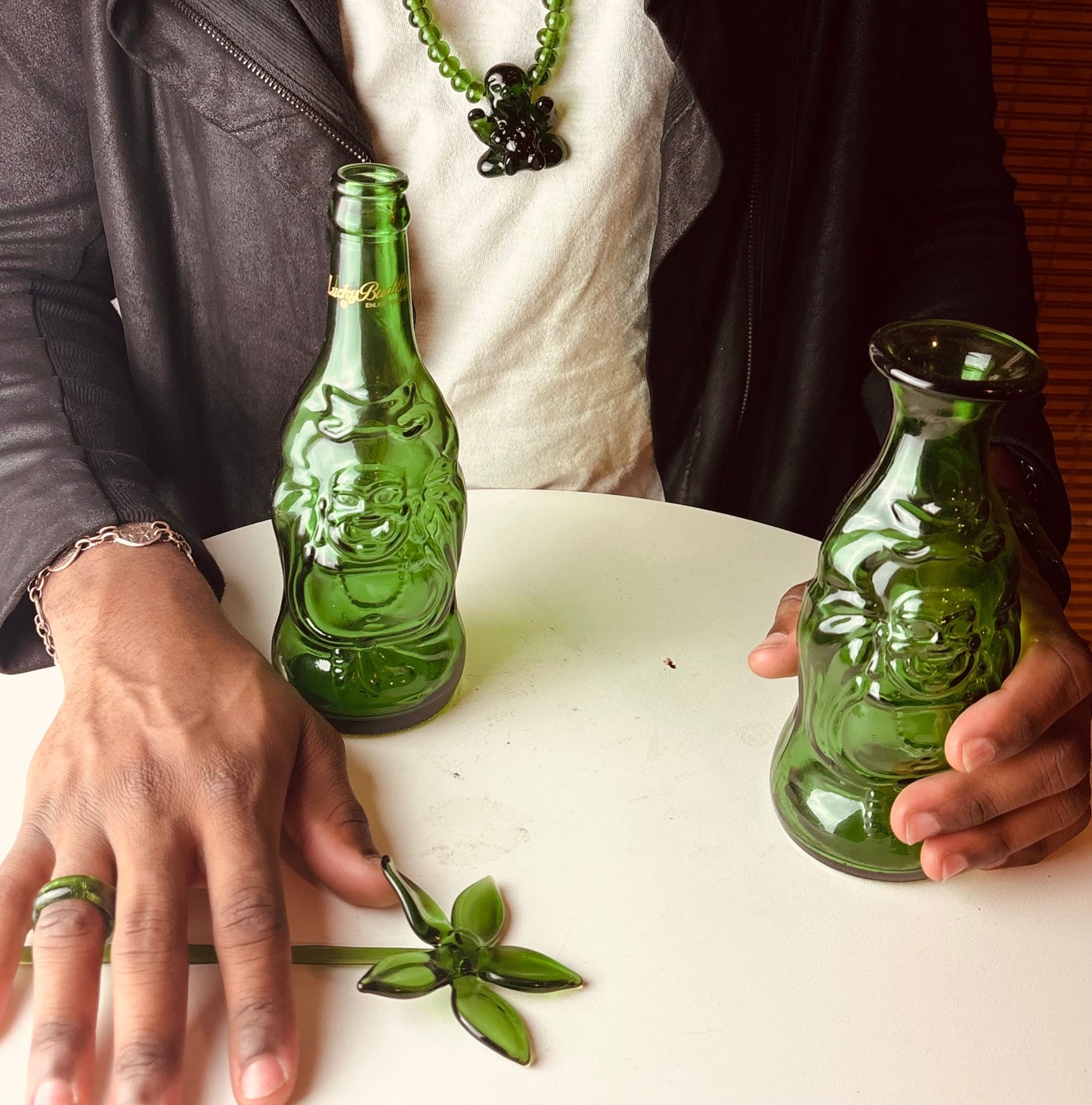 Revived flower and vase set