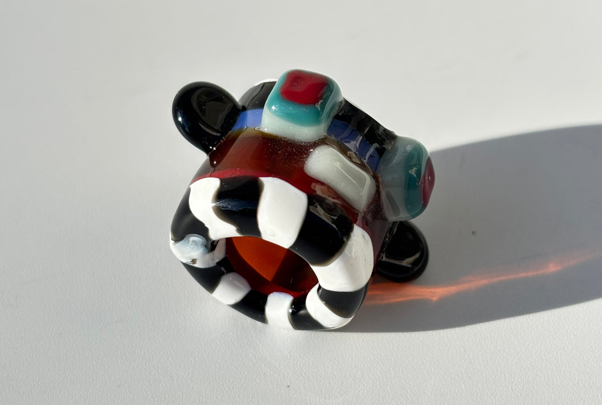 Hopi mask bandana slide
