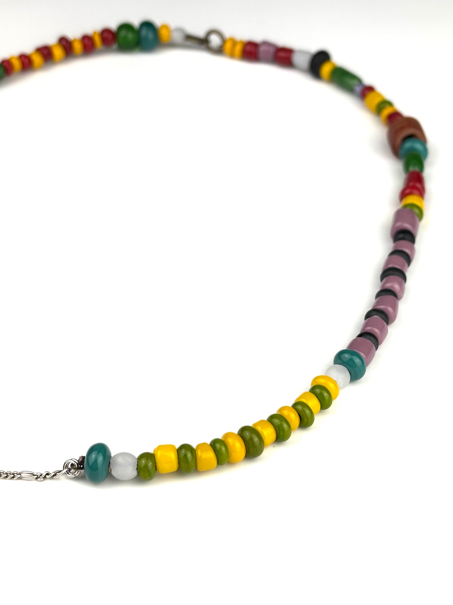 Patchwork trade necklace