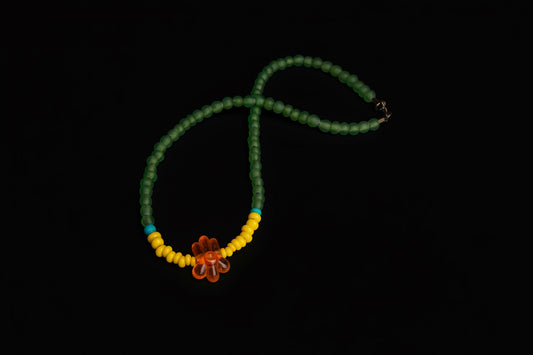 Fleur color changing beaded necklace
