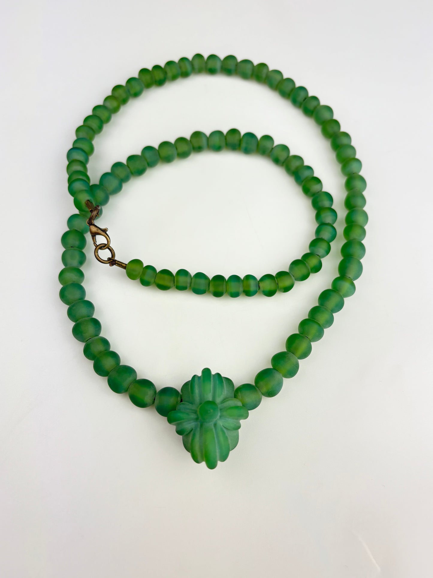 Sandblasted Sea slime Doom Necklace