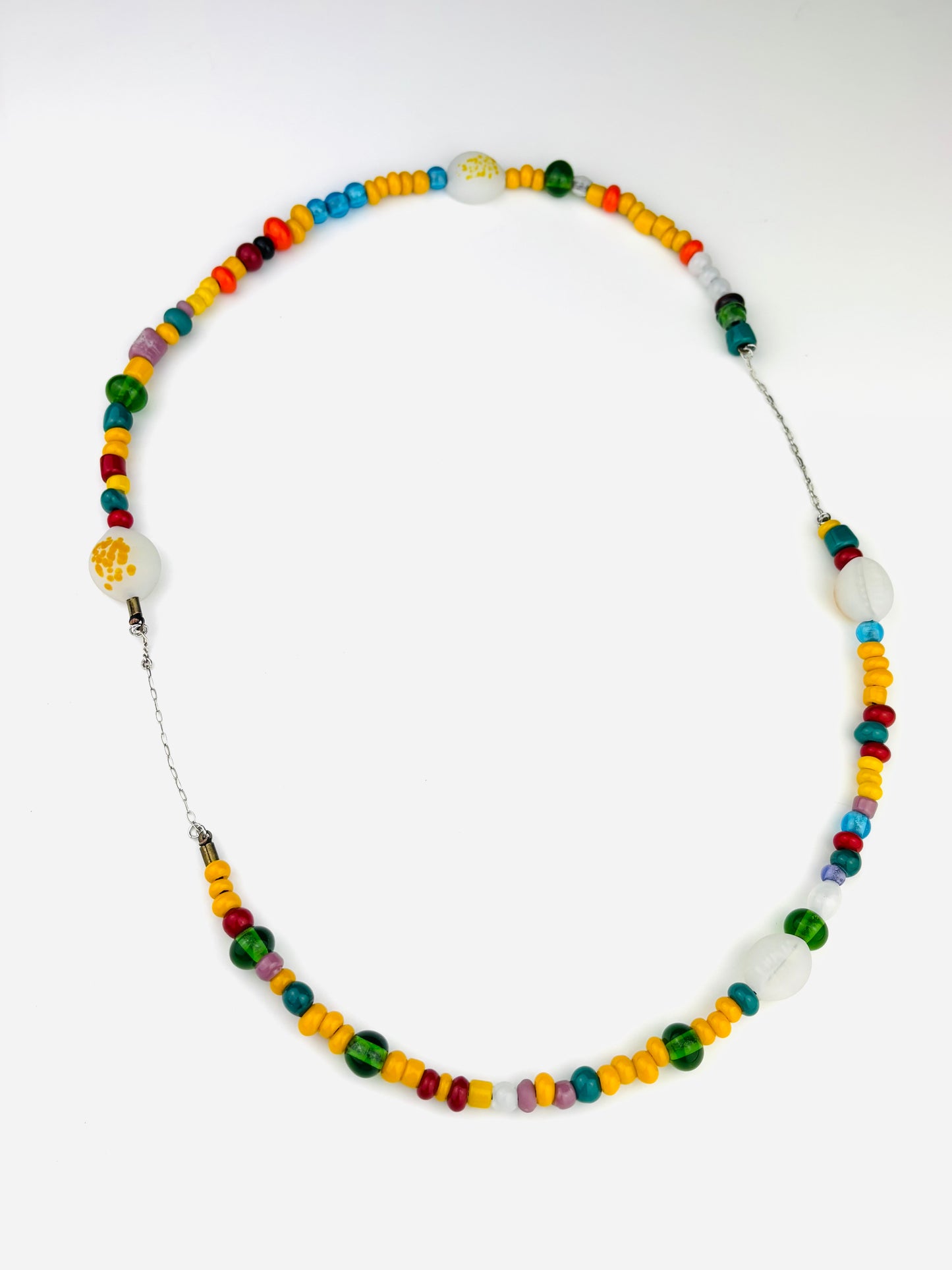 Patchwork trade necklace