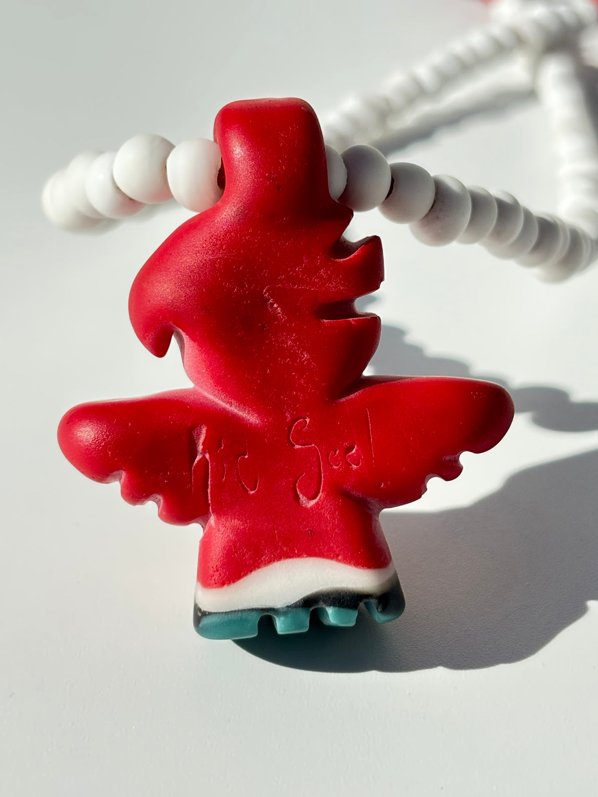 Sandblasted Red Thunderbird