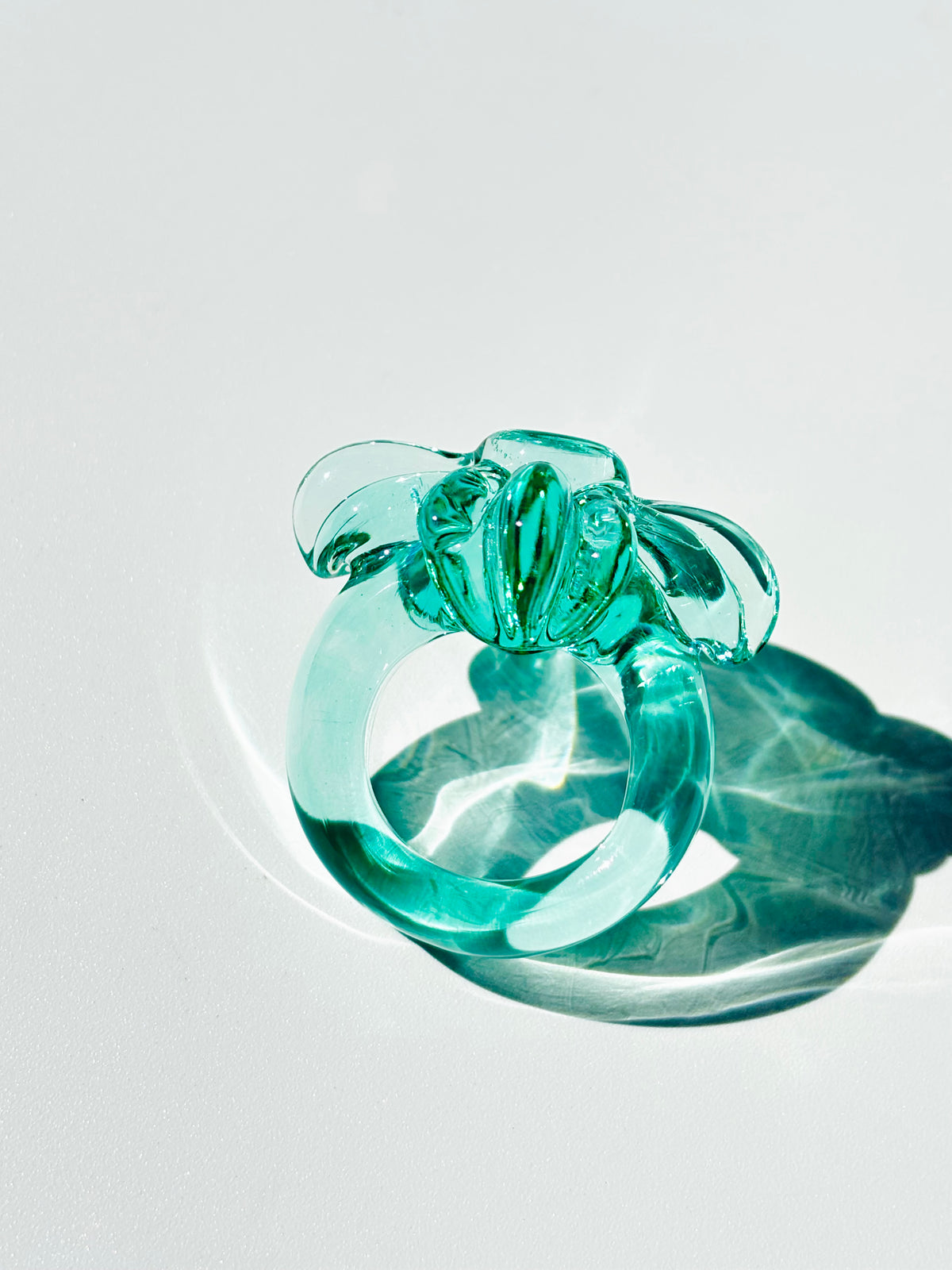 Crystal Blue Doom Ring