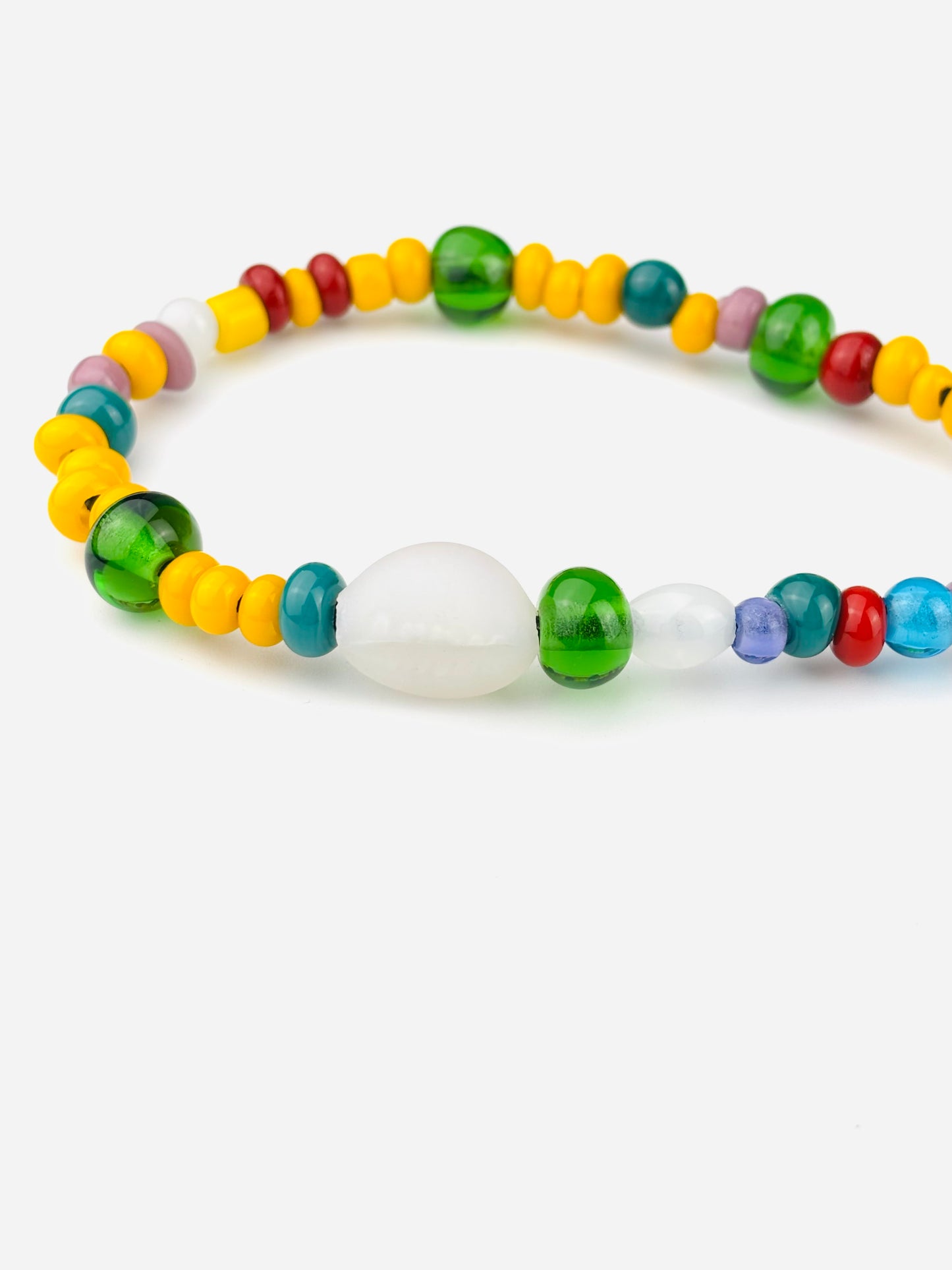 Patchwork trade necklace