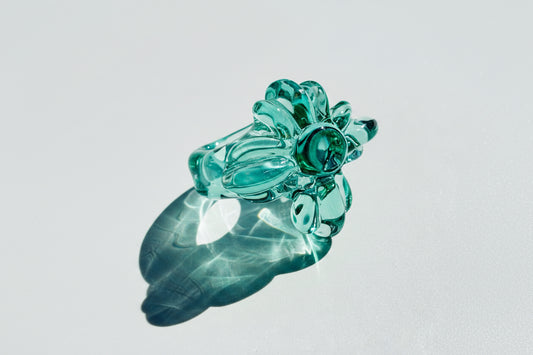 Crystal Blue Doom Ring