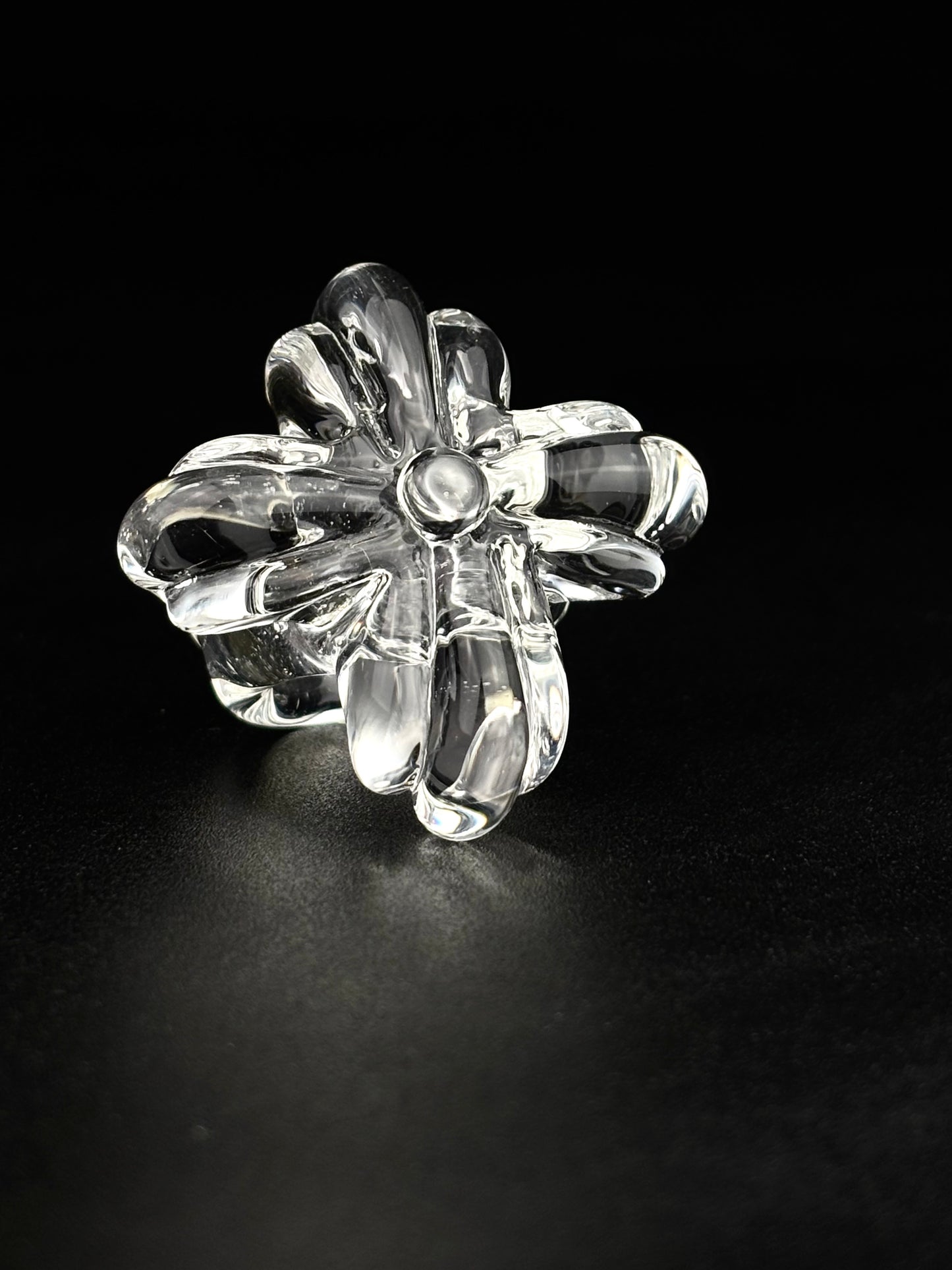 Crystal Doom cross ring