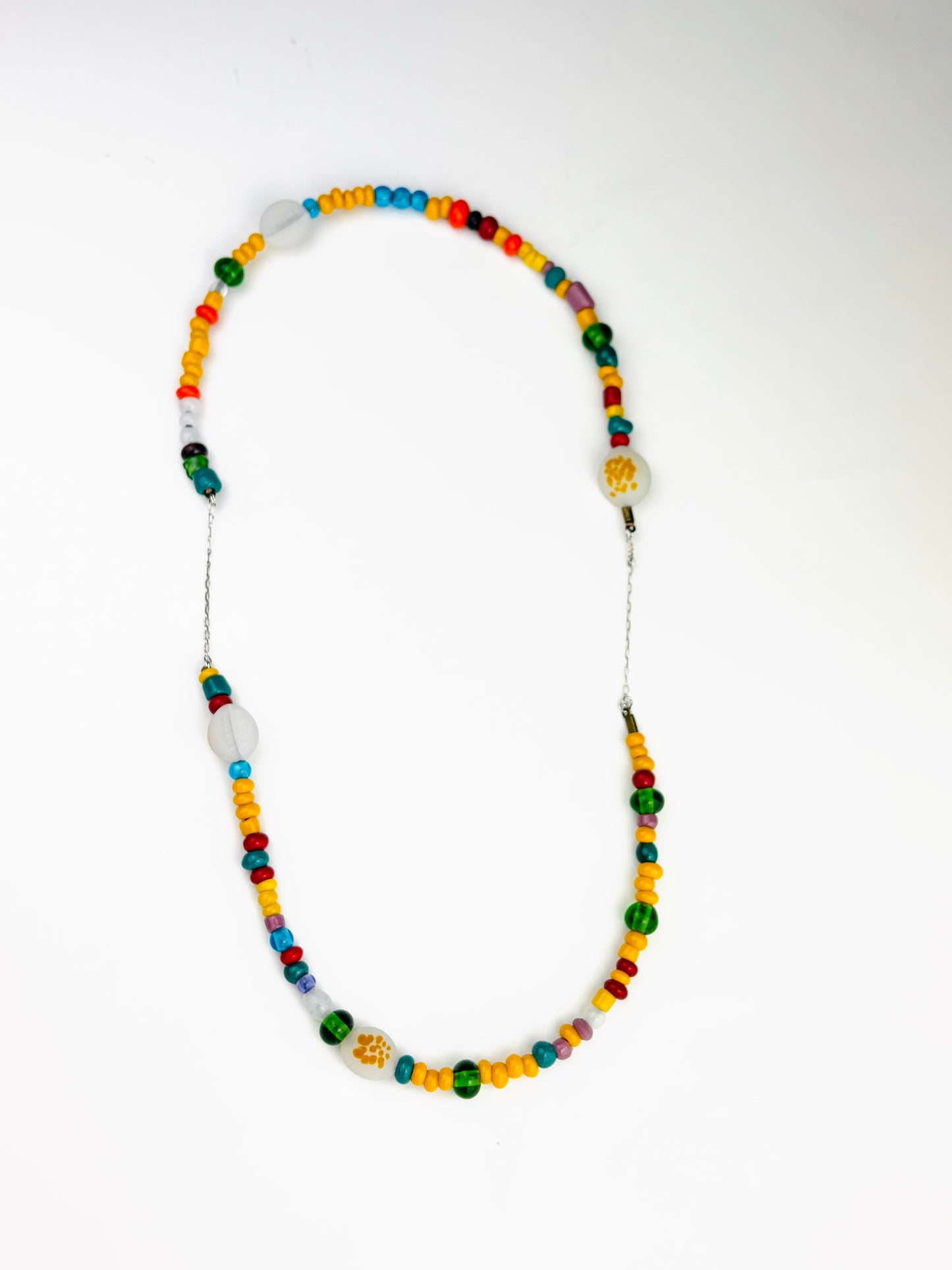 Patchwork trade necklace