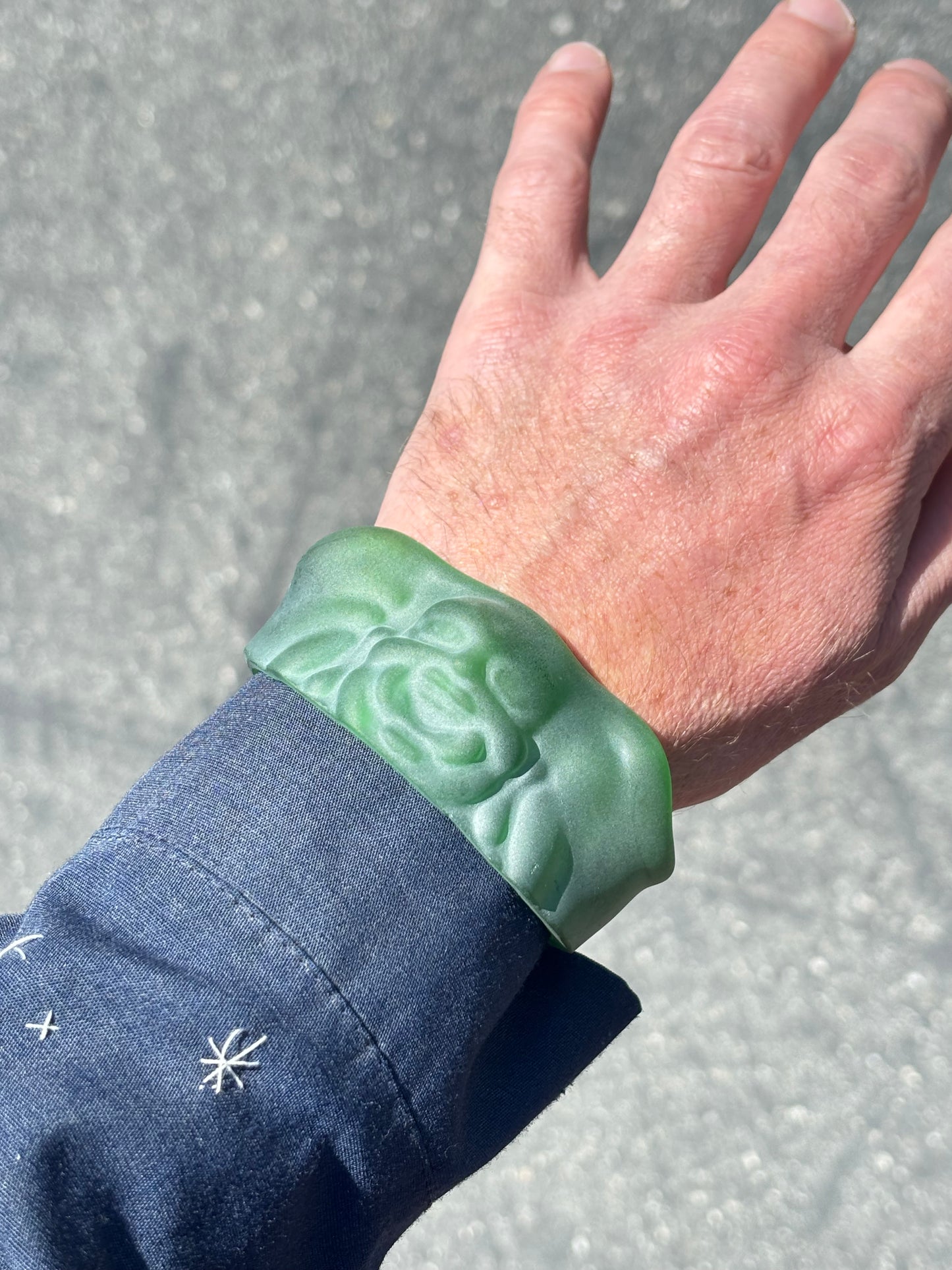 Revived Lucky Buddha cuff bracelet