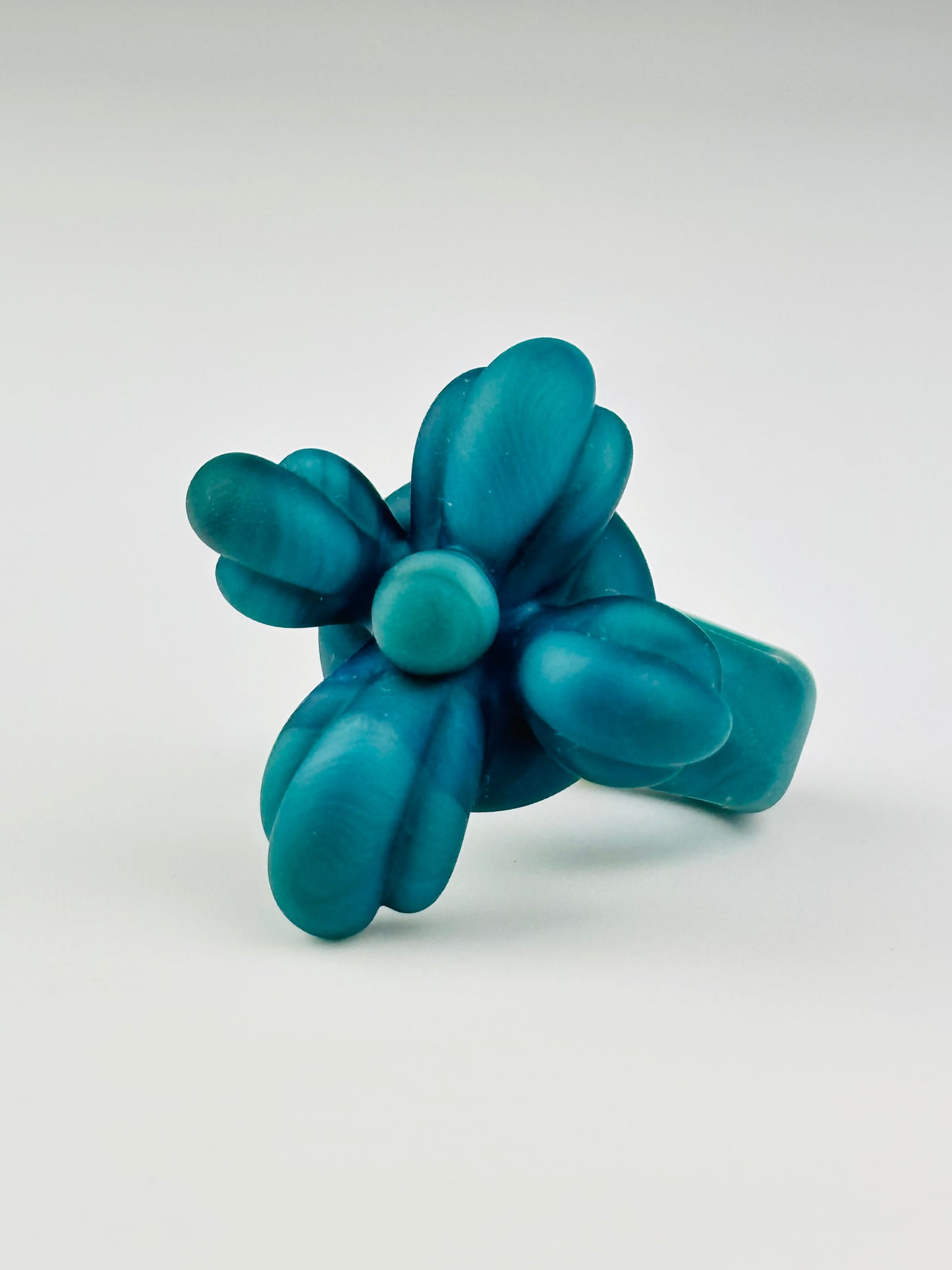Turquoise borosilicate Doom Ring