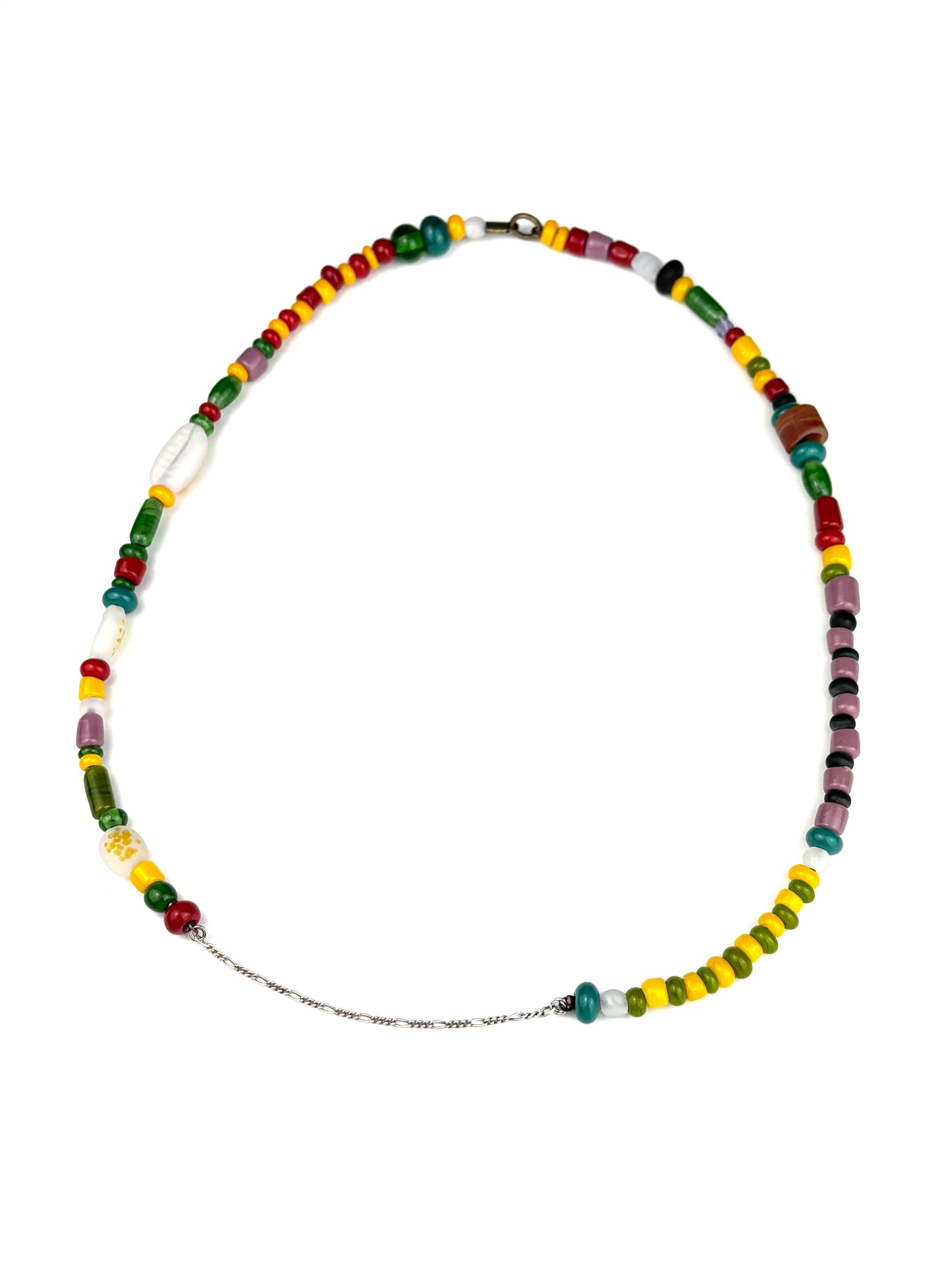 Patchwork trade necklace