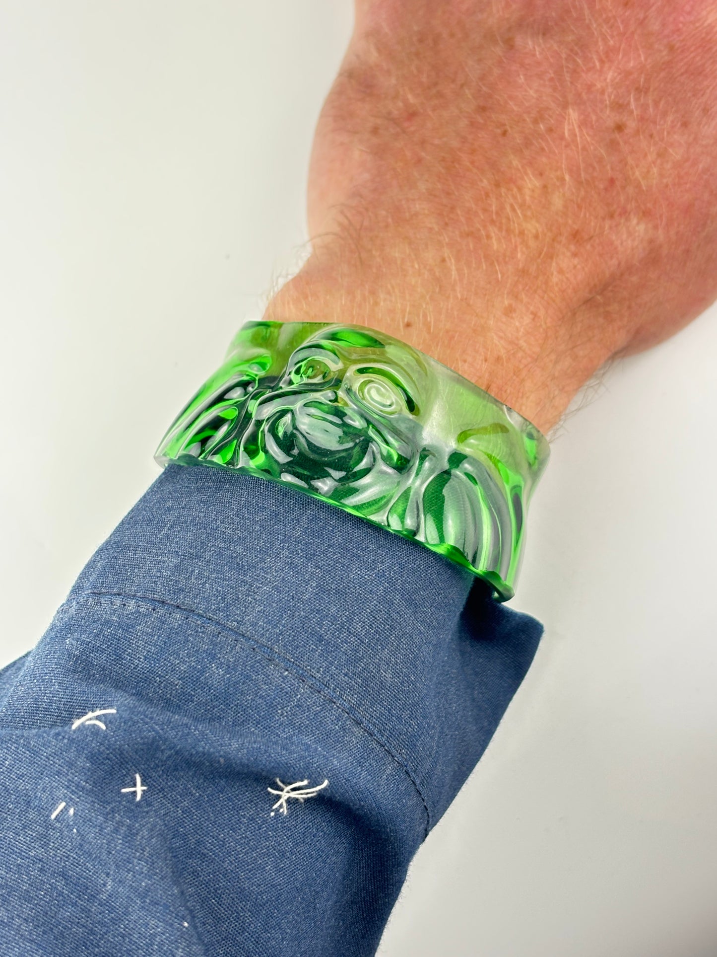 Revived Lucky Buddha cuff bracelet