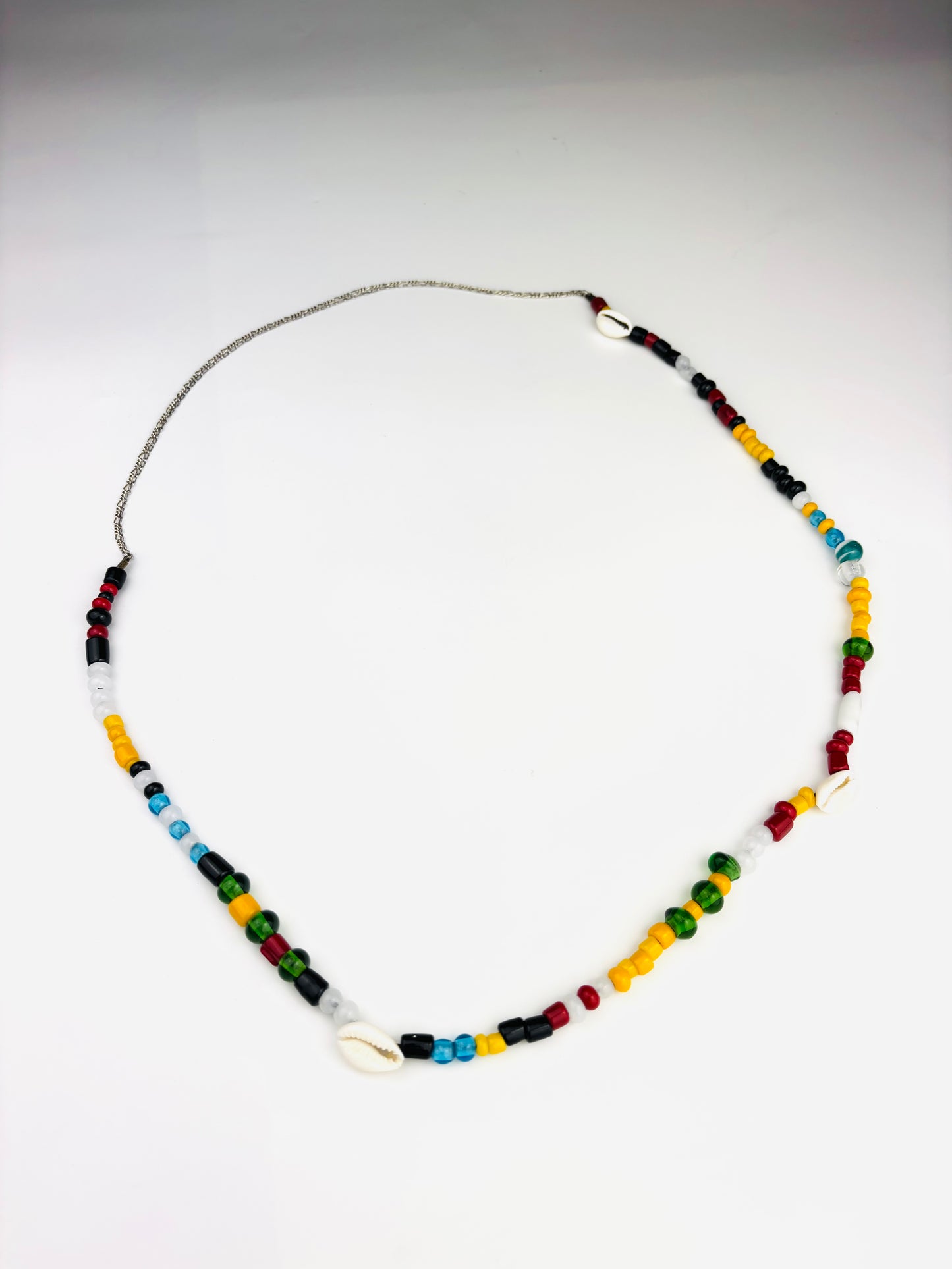 Patchwork trade necklace