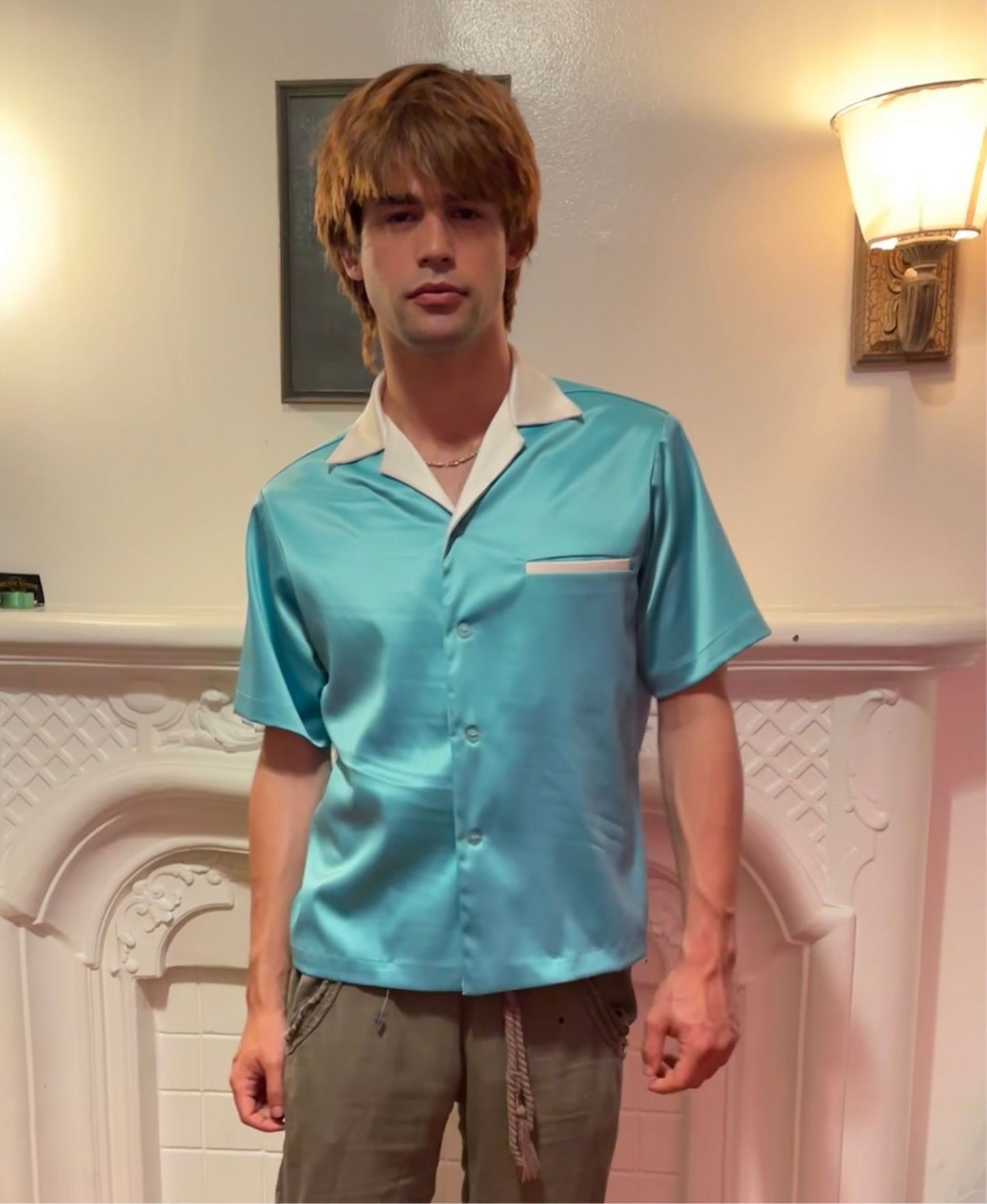 French Satin Shirt