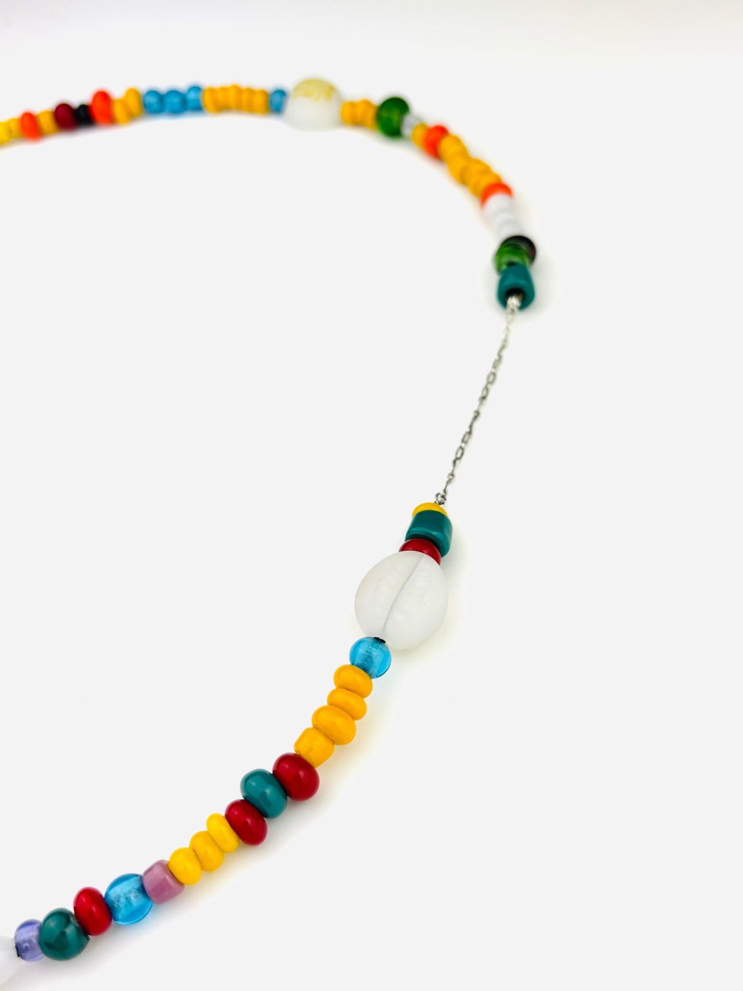 Patchwork trade necklace