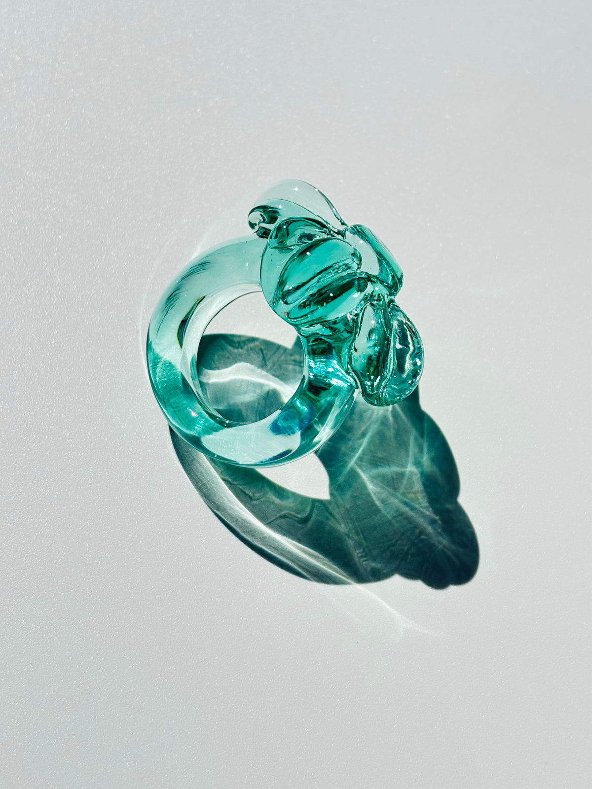 Crystal Blue Doom Ring