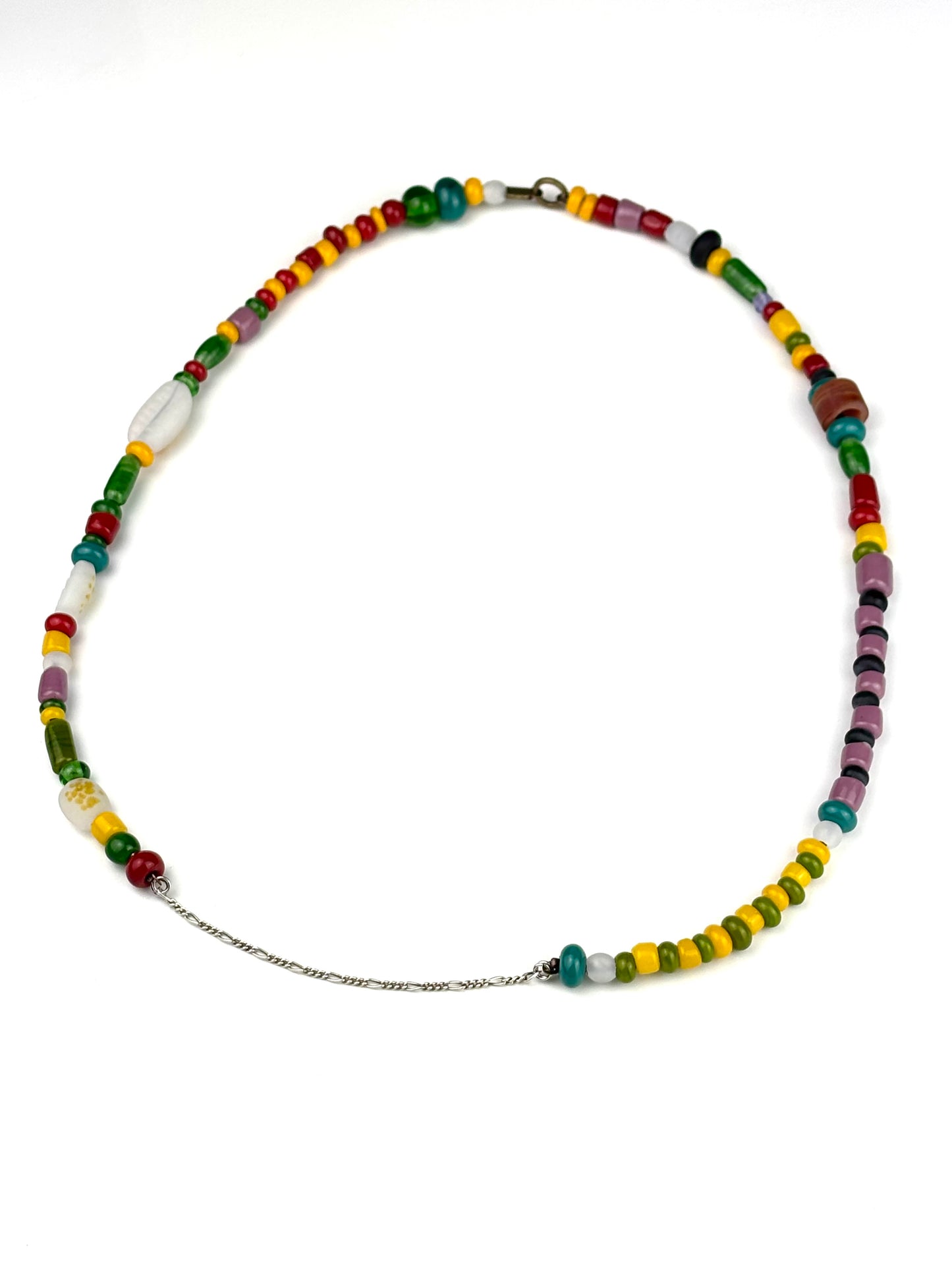 Patchwork trade necklace