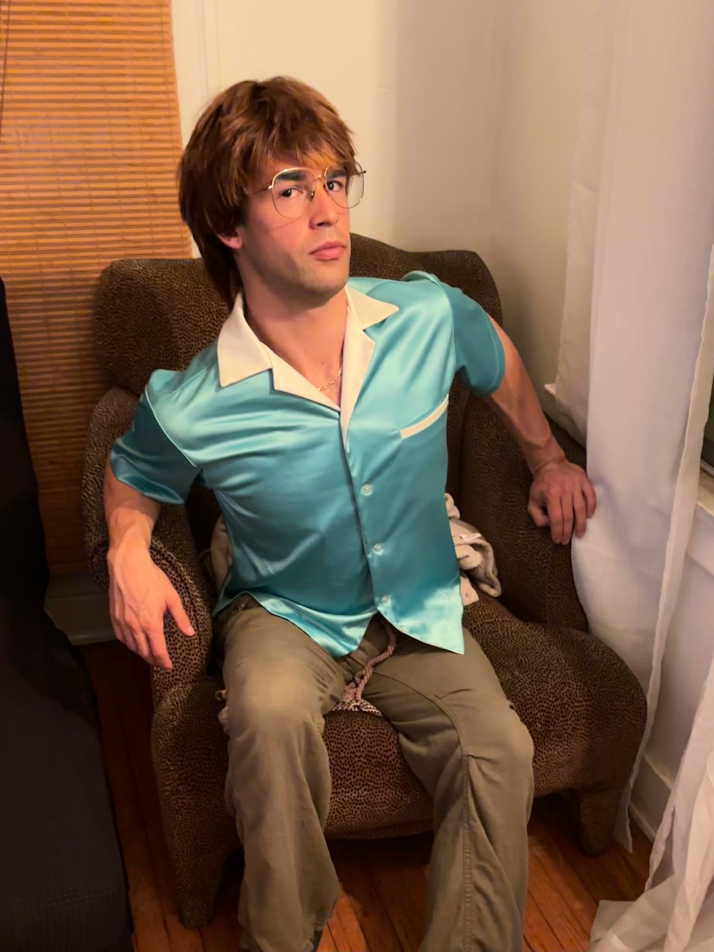French Satin Shirt