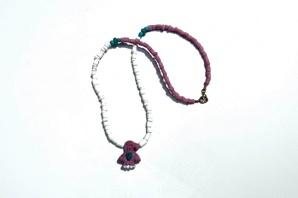 Small Thunderbird fully beaded necklace