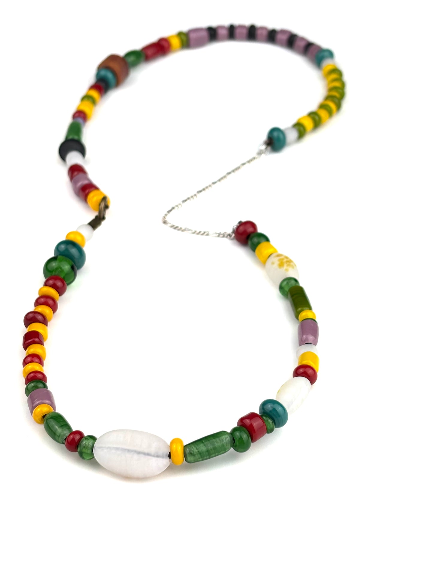 Patchwork trade necklace