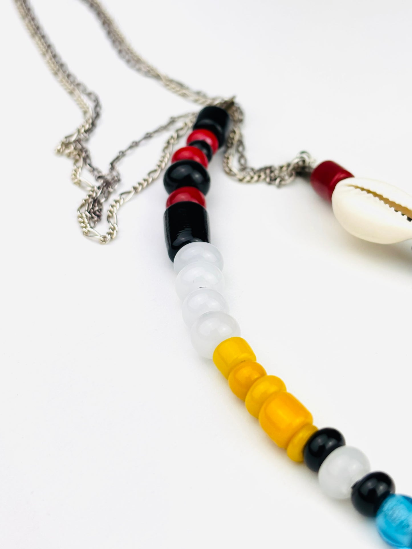Patchwork trade necklace