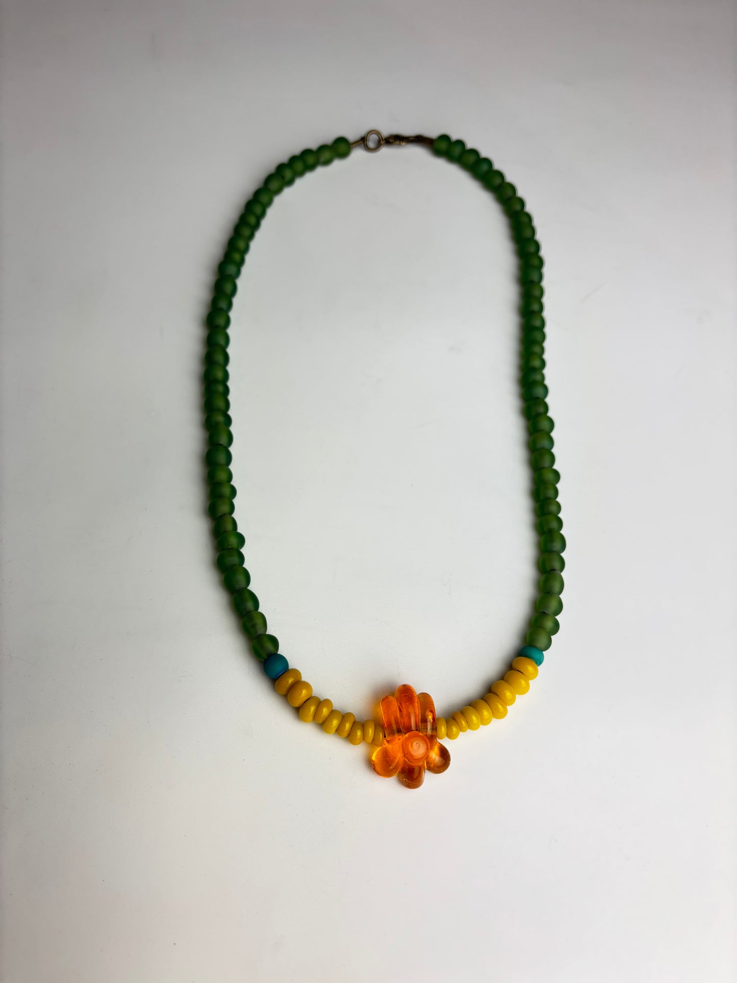 Fleur color changing beaded necklace