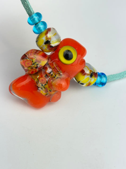 Milli fish and bead necklace